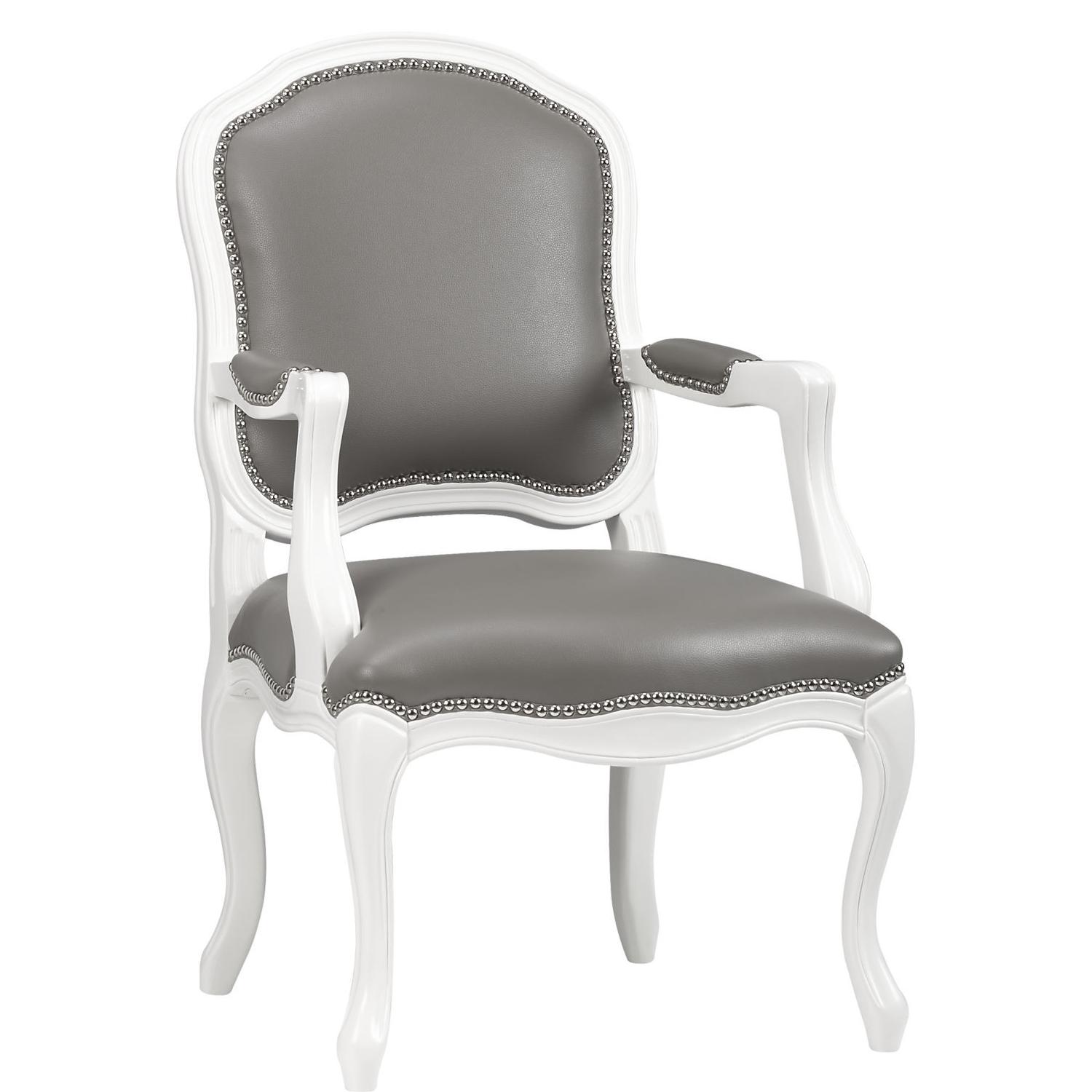 CB2 Stick Around Arm Chair in White - image-5
