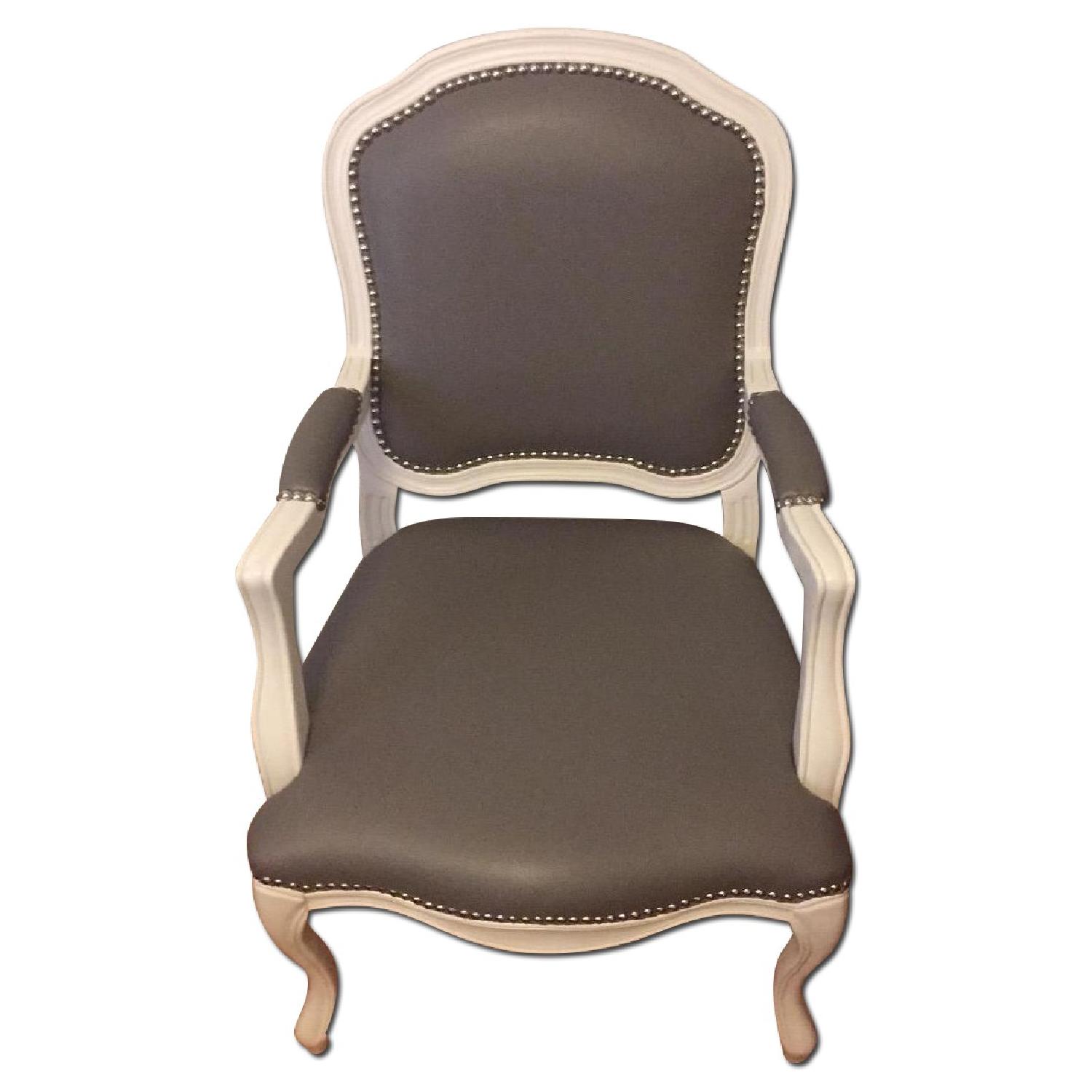 CB2 Stick Around Arm Chair in White - image-0