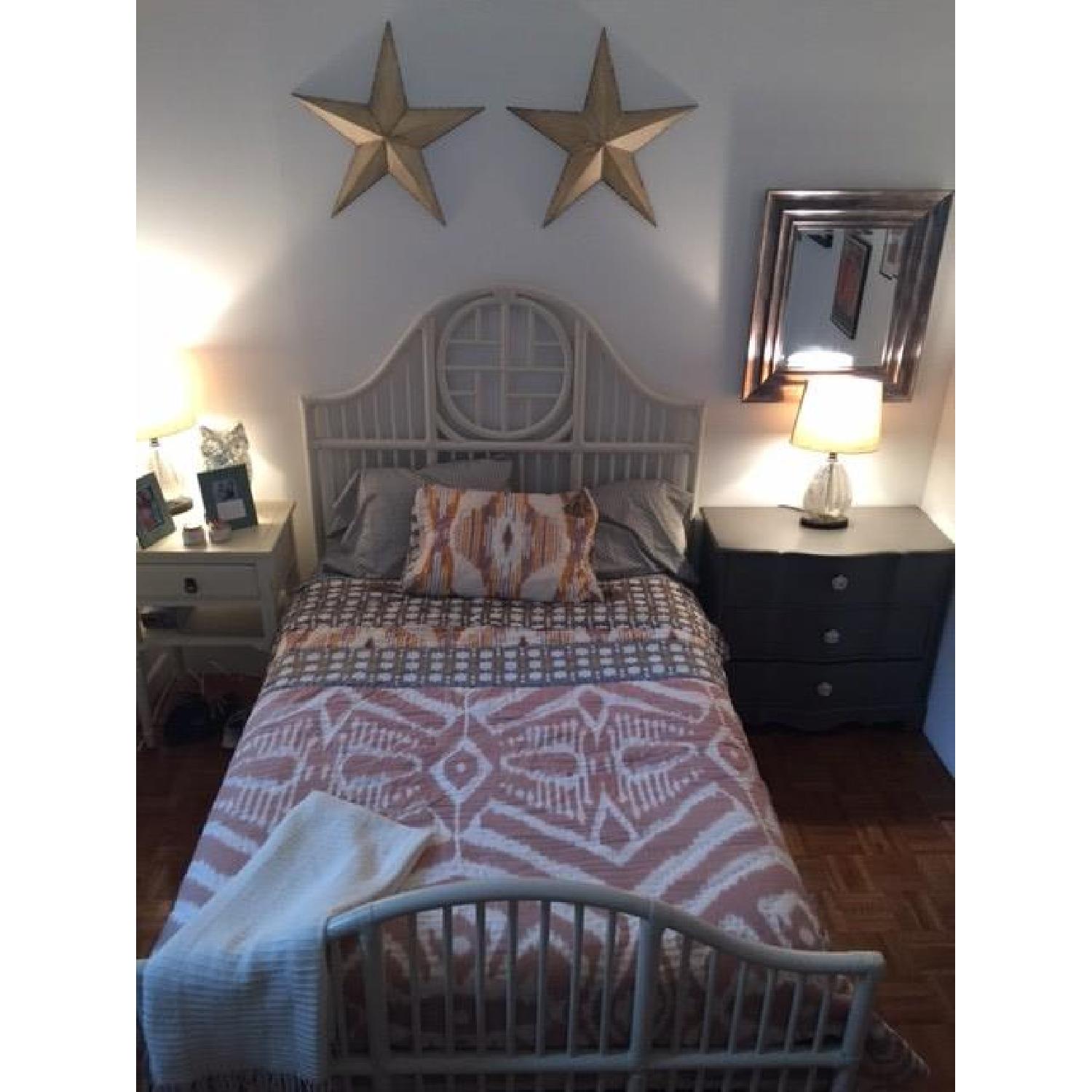 Serena & Lily Cassia Rattan Full Size Bed Frame - image-1