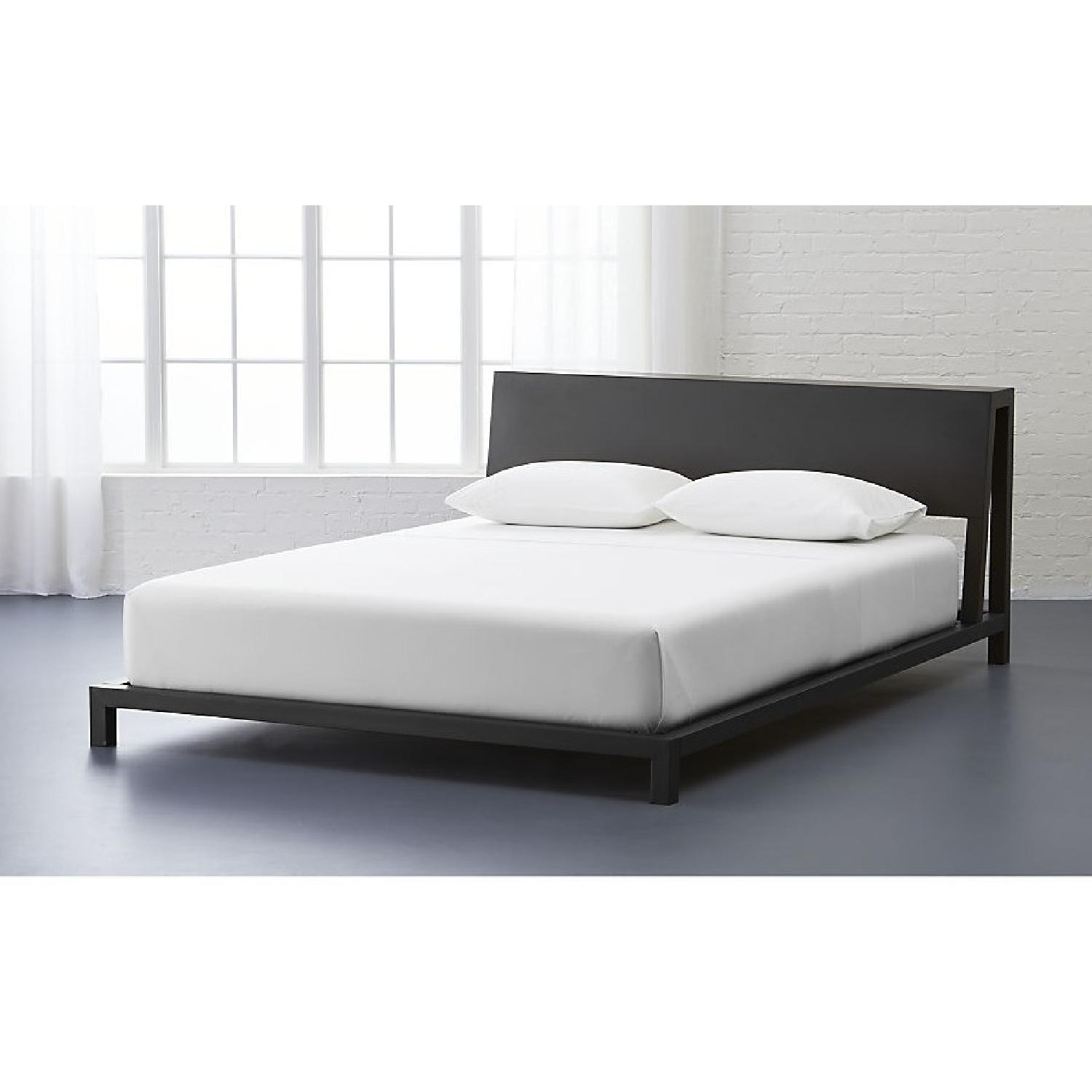 CB2 Alpine Gunmetal Bed Frame - image-1