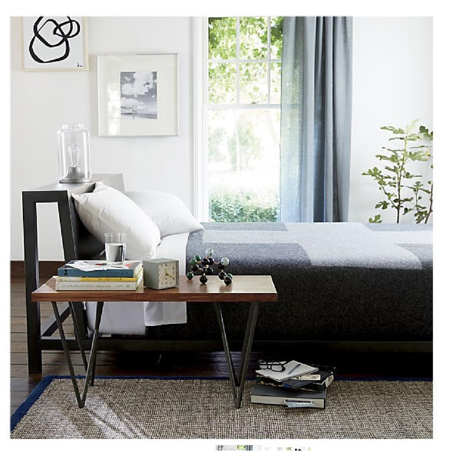 CB2 Alpine Gunmetal Bed Frame - image-3