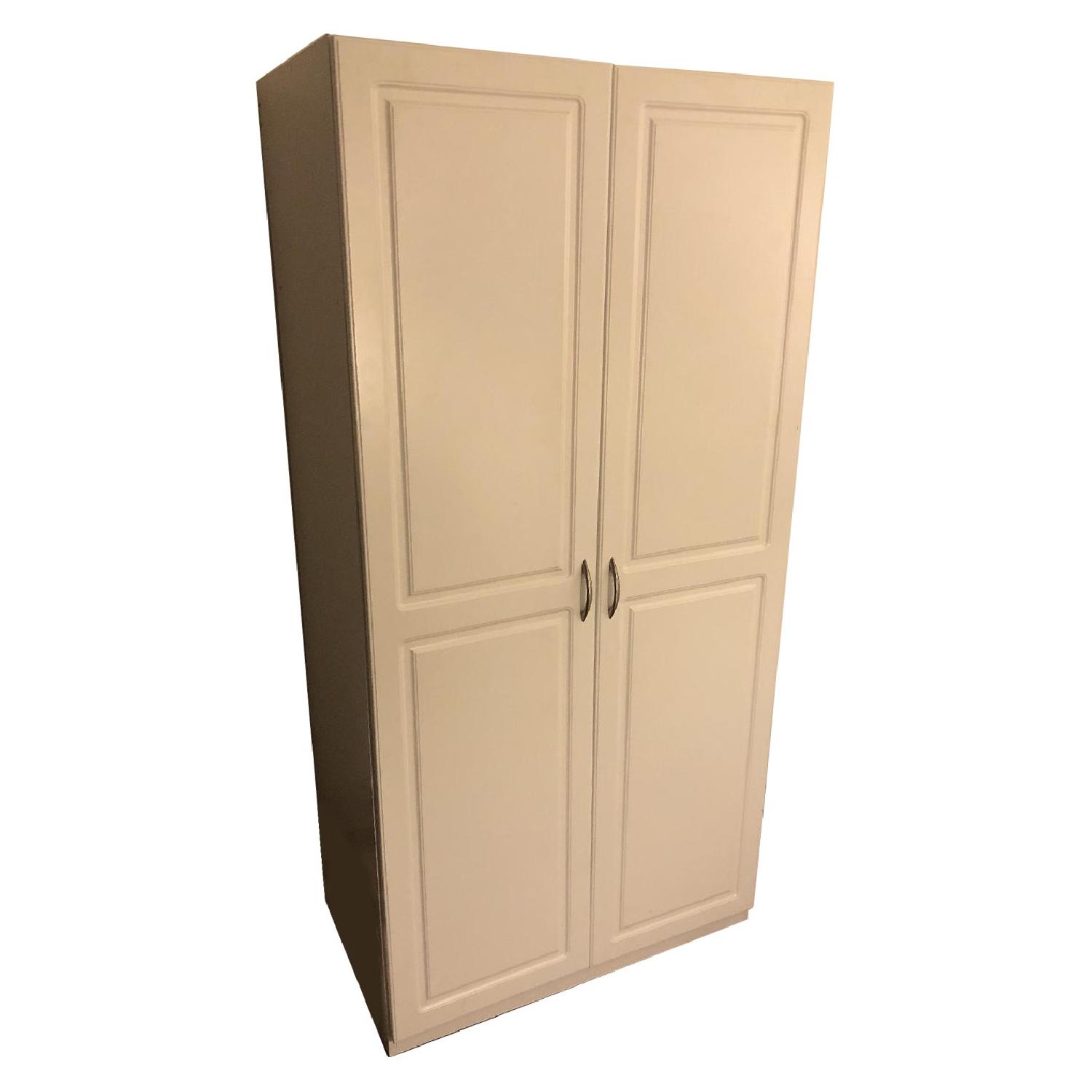 ClosetMaid White Storage Cabinet - image-0