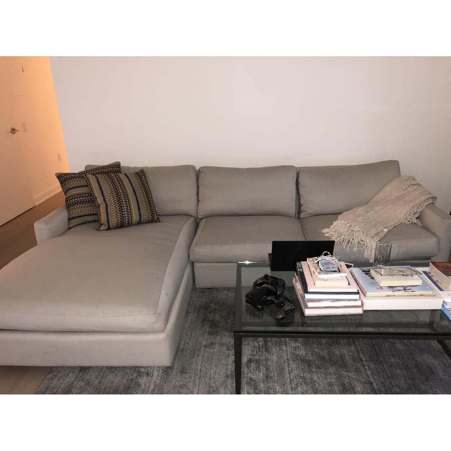 Room & Board Beckett Sectional Sofa w/ Chaise - image-1
