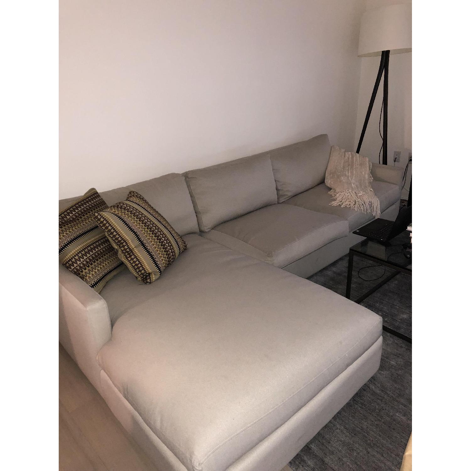 Room & Board Beckett Sectional Sofa w/ Chaise - image-2