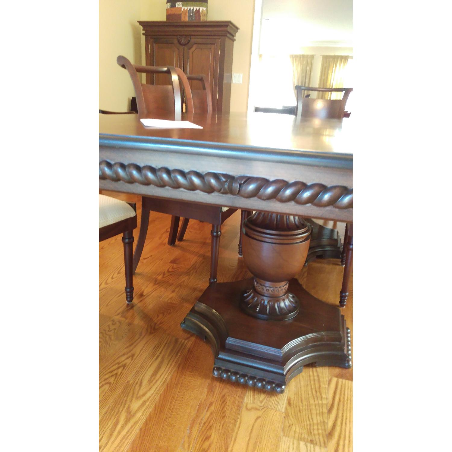 Custom Designed Solid Mahogany 11-Piece Dining Set - image-4