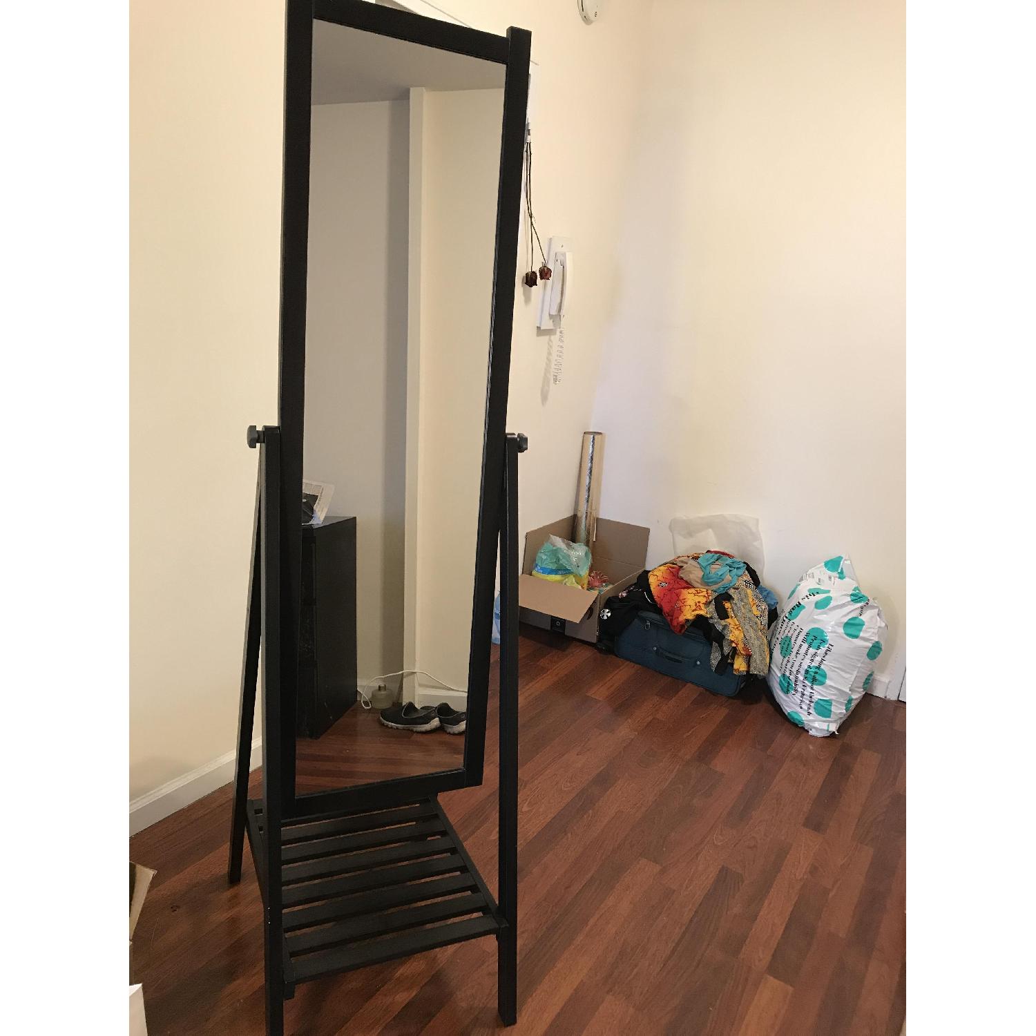 Ikea Floor Mirror w/ Shelf - image-1