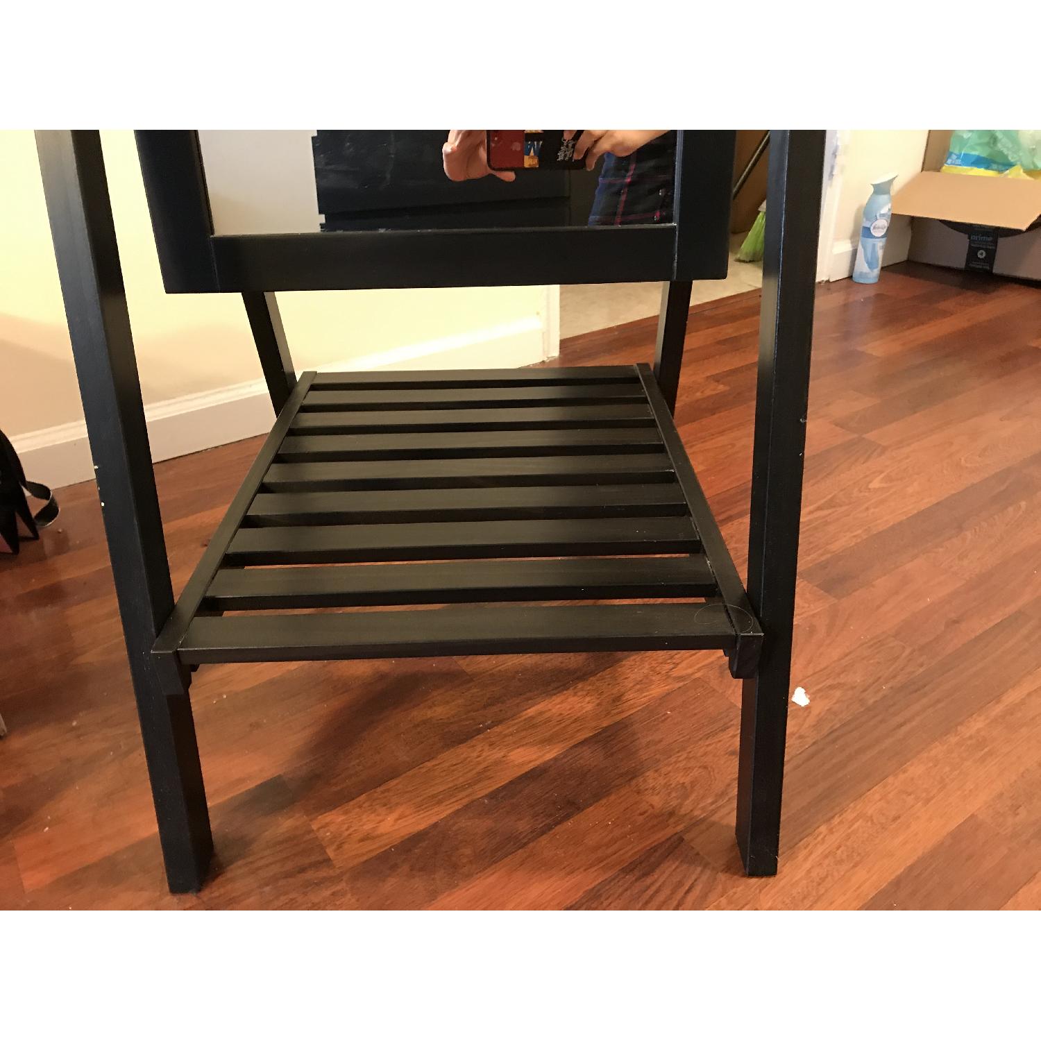 Ikea Floor Mirror w/ Shelf - image-2