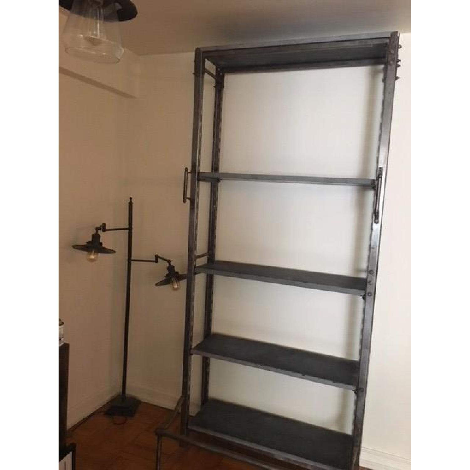 ABC Carpet & Home Antiqued Iron & Slate French Library - image-1