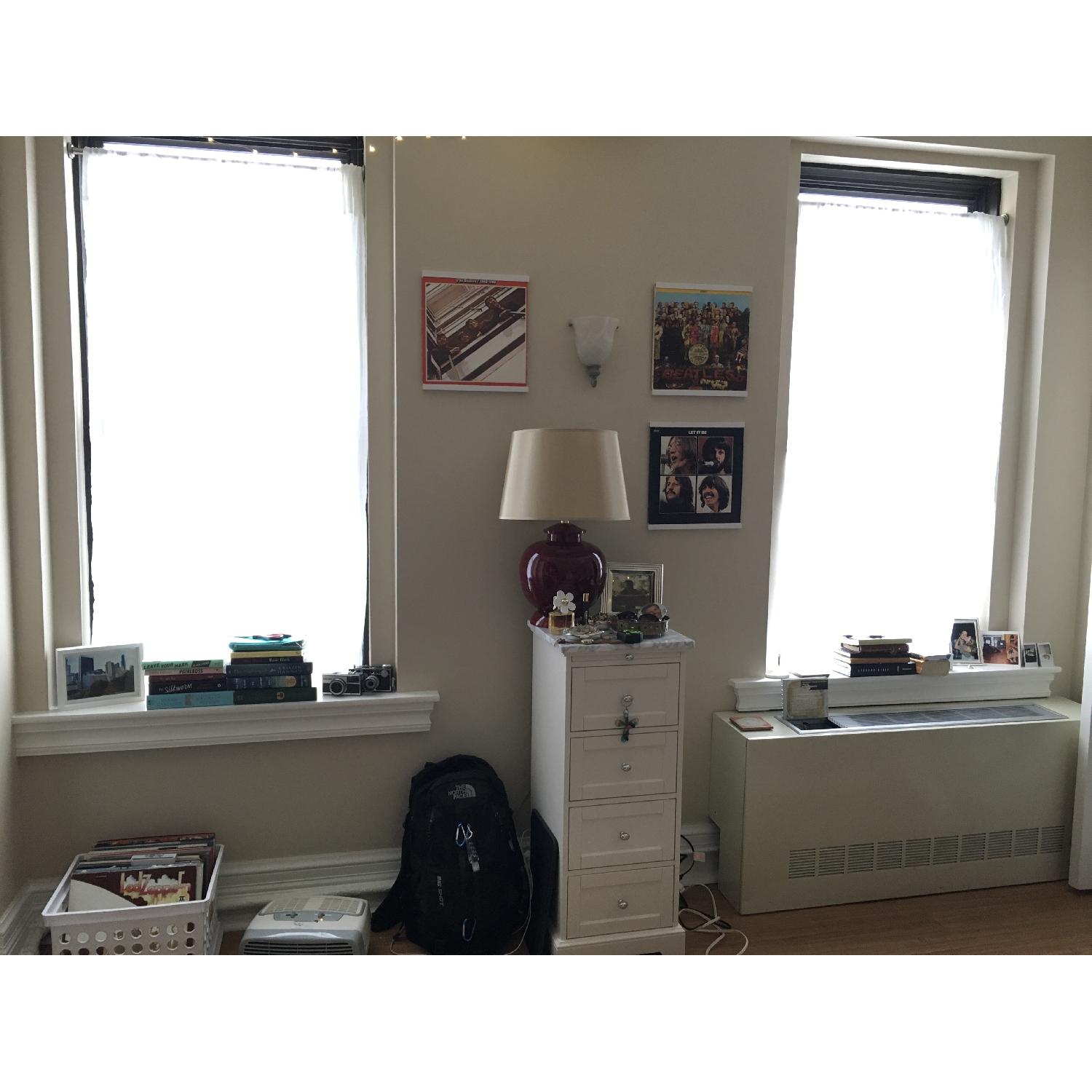 Pottery Barn Marble-Top Sundry Tower - image-2