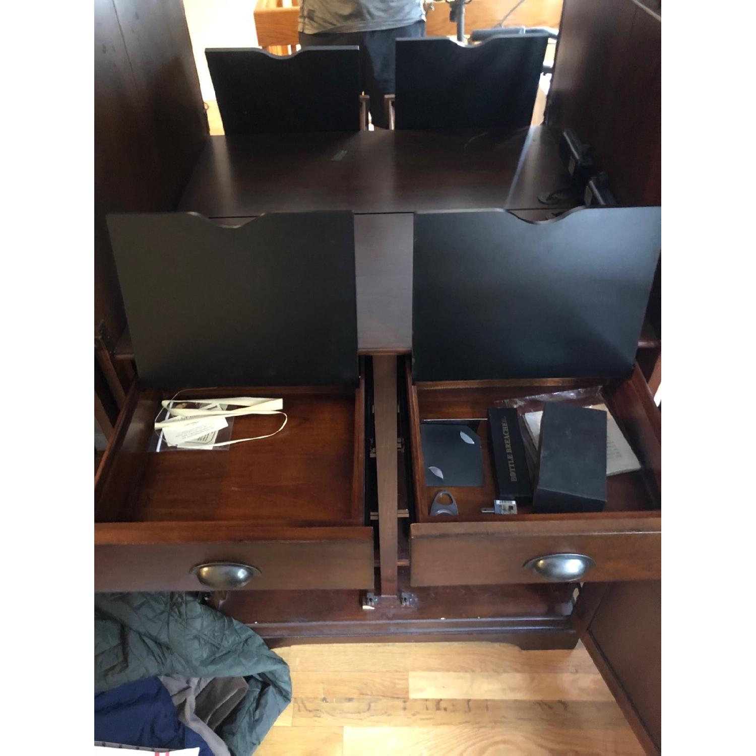 Howard Miller Ridgeville Hide a Bar Wine Cabinet - image-3