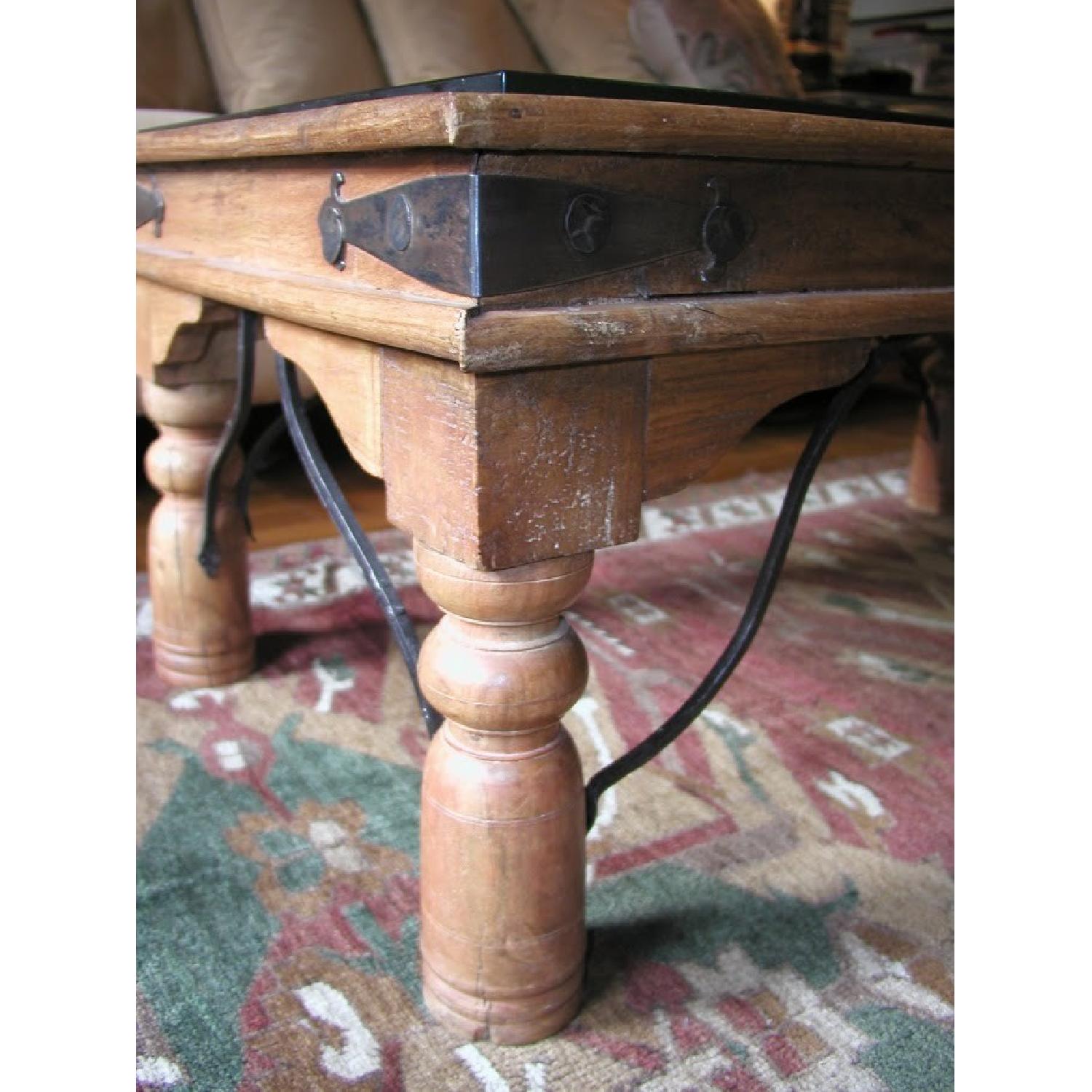 ABC Carpet and Home Coffee Table w/ Indian Grill Top - image-2