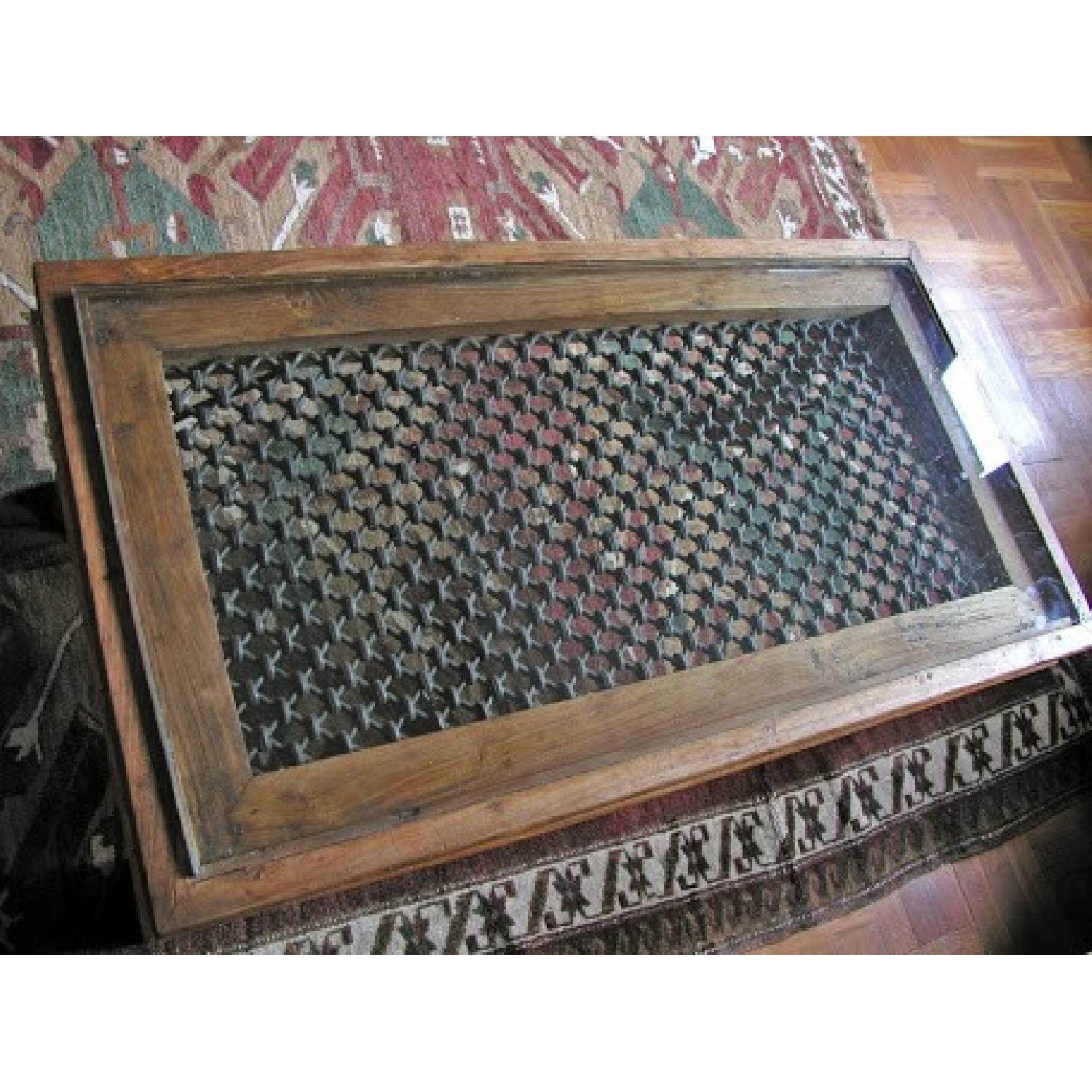 ABC Carpet and Home Coffee Table w/ Indian Grill Top - image-3