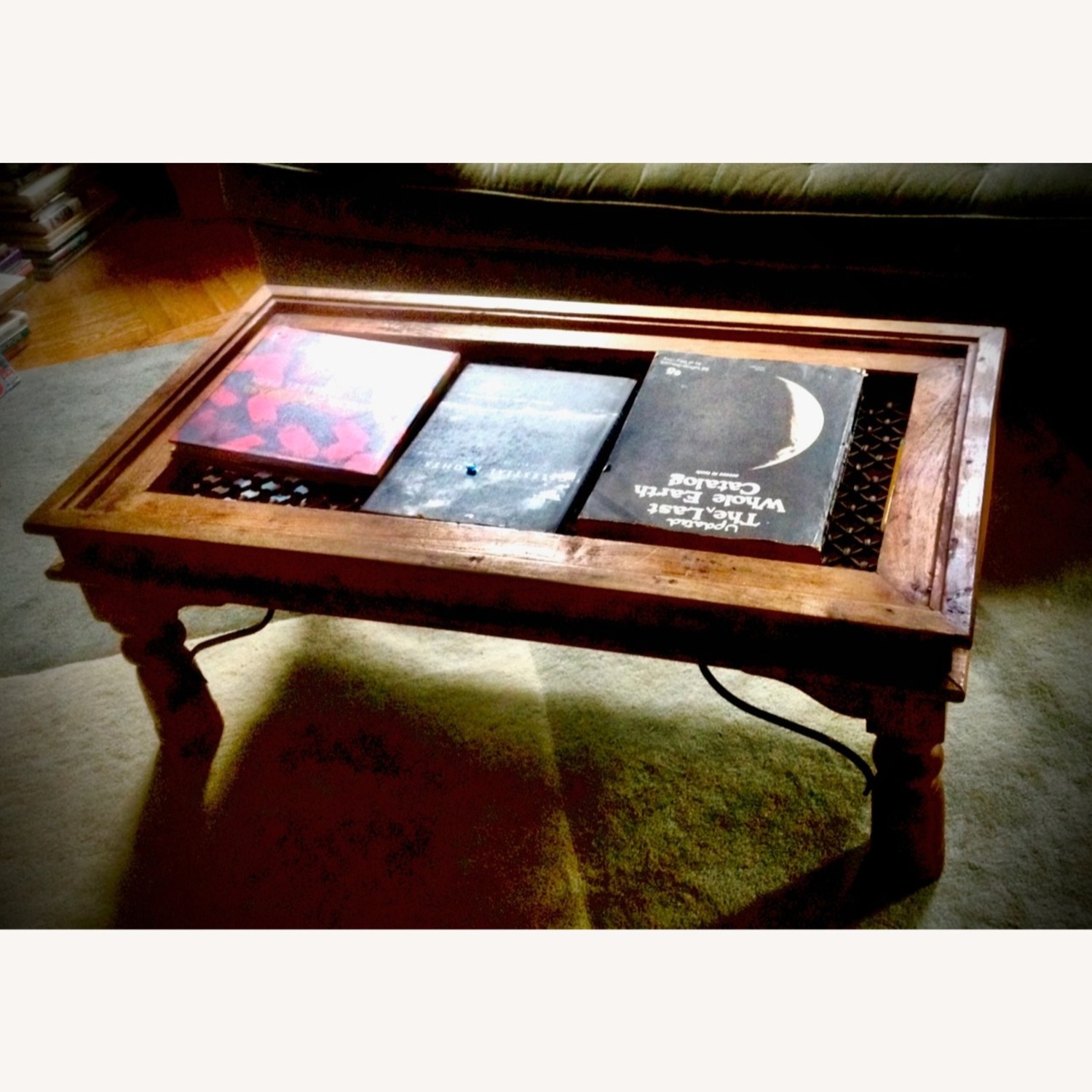 ABC Carpet and Home Coffee Table w/ Indian Grill Top - image-4