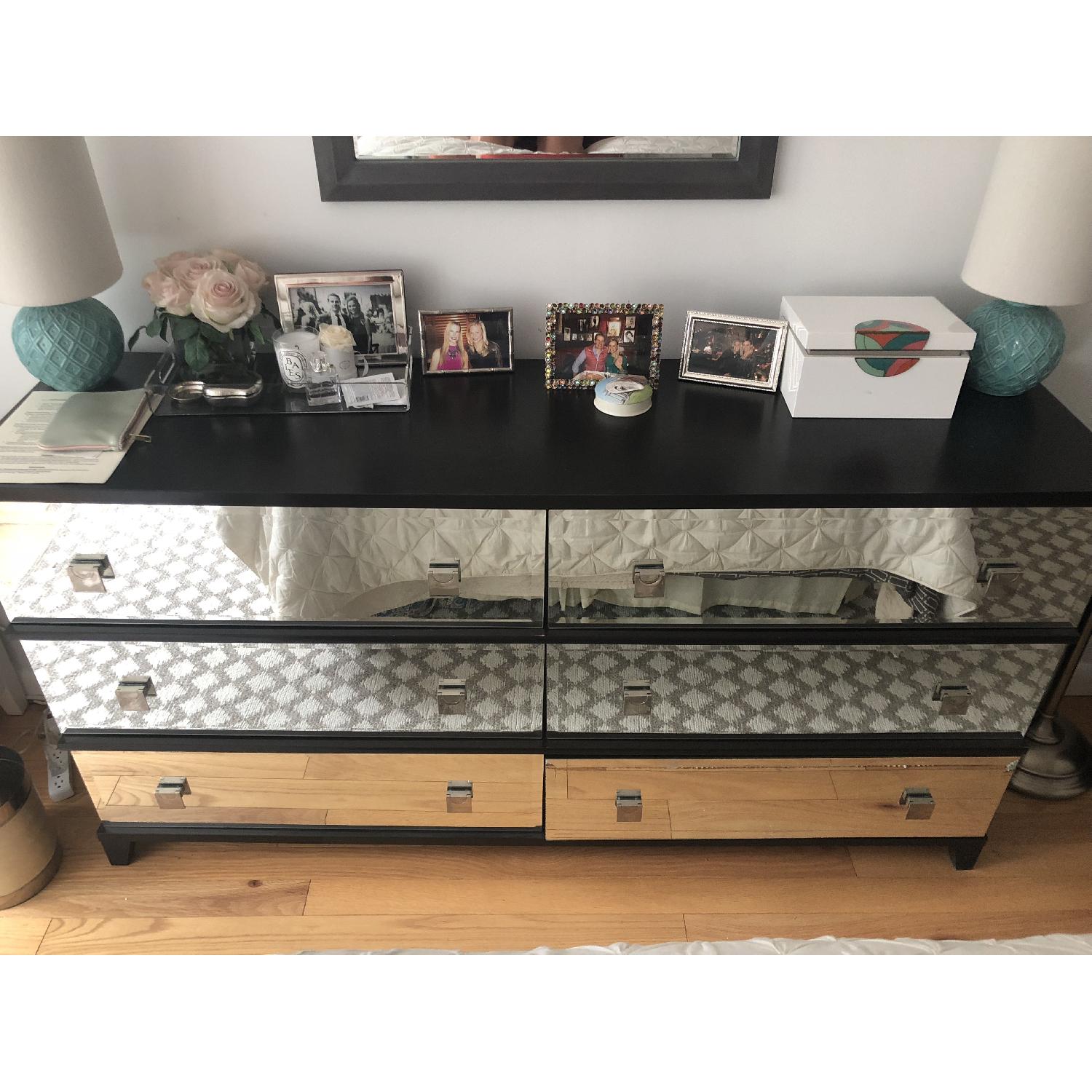 Mirrored 6 Drawer Dresser - image-1