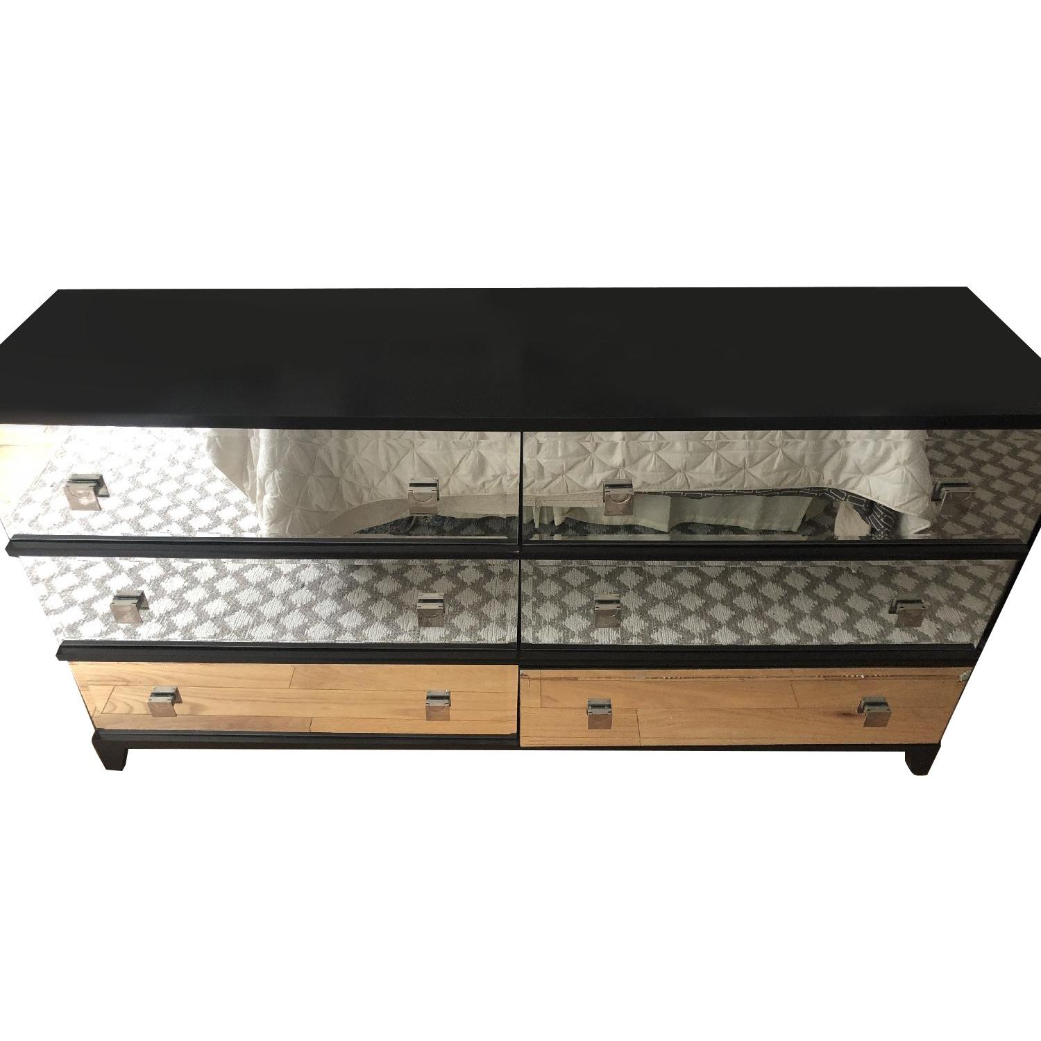 Mirrored 6 Drawer Dresser - image-0