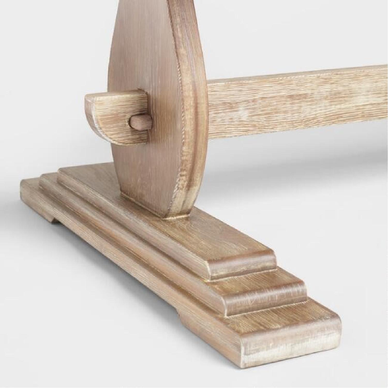 World Market Ariana Rustic Oak Dining Table - image-2