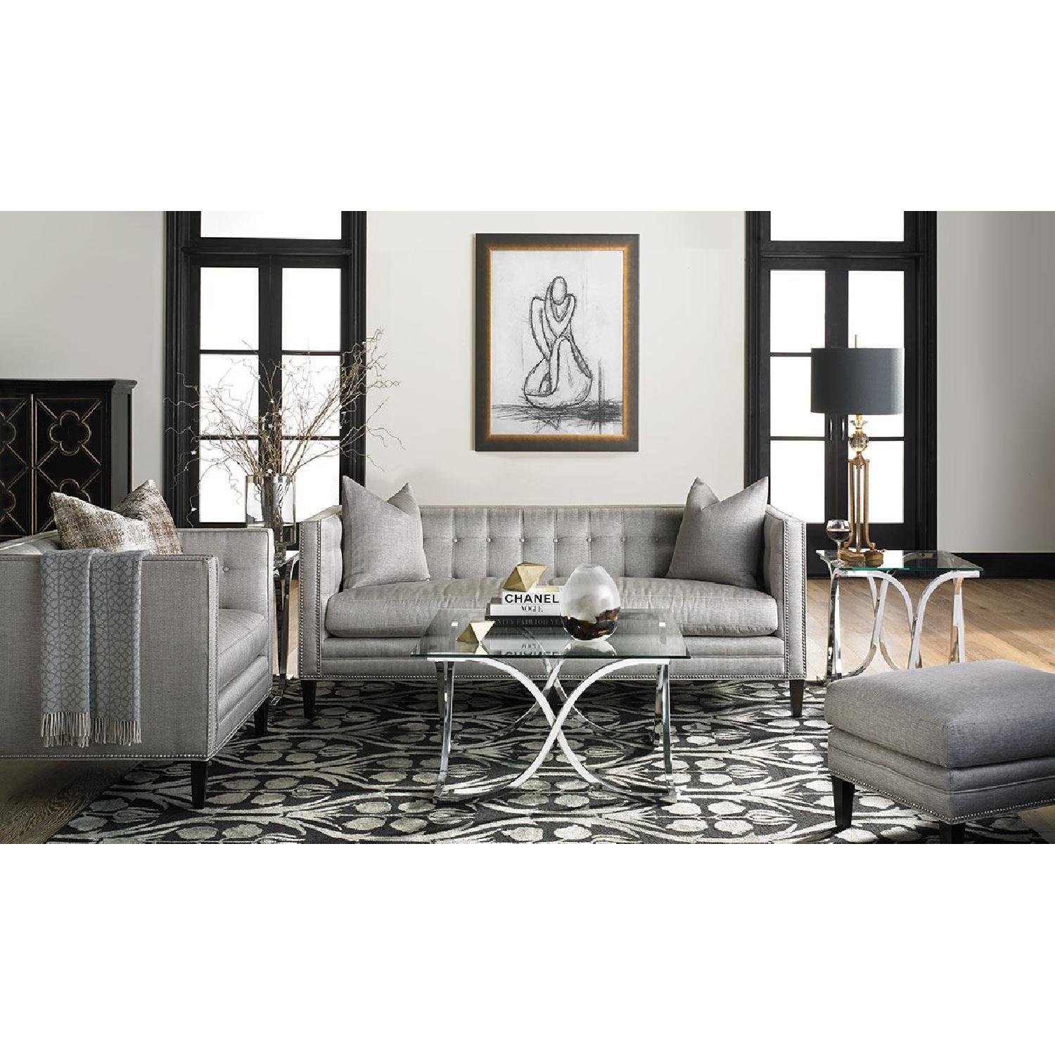 Jessica Jacobs Classics London Tuxedo Sofa + Chair & Ottoman AptDeco