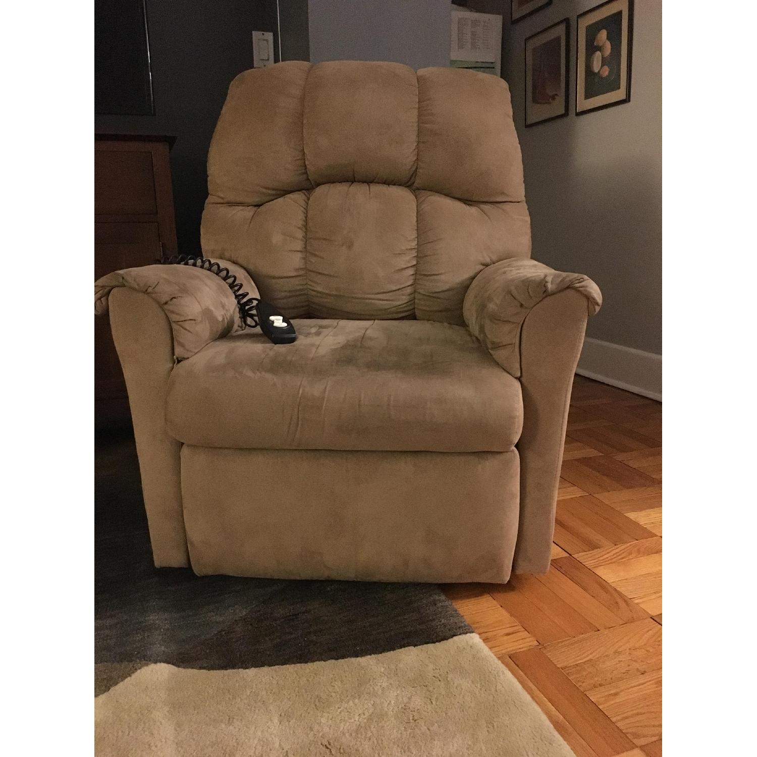 Jordan's Furniture Power Lift Recliner Chair - image-1