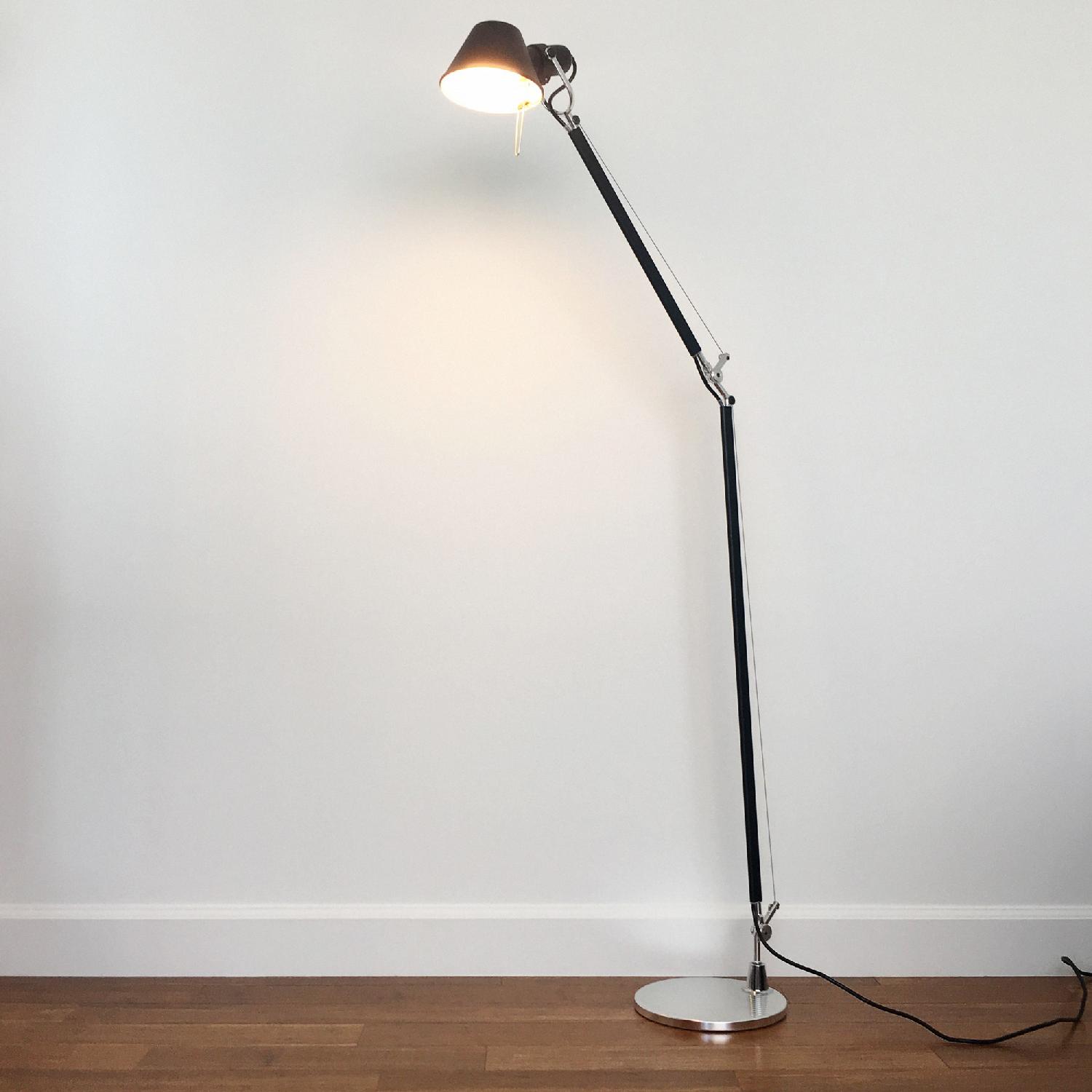 Room & Board Artemide Tolomeo Black Reading Floor Lamp - image-1