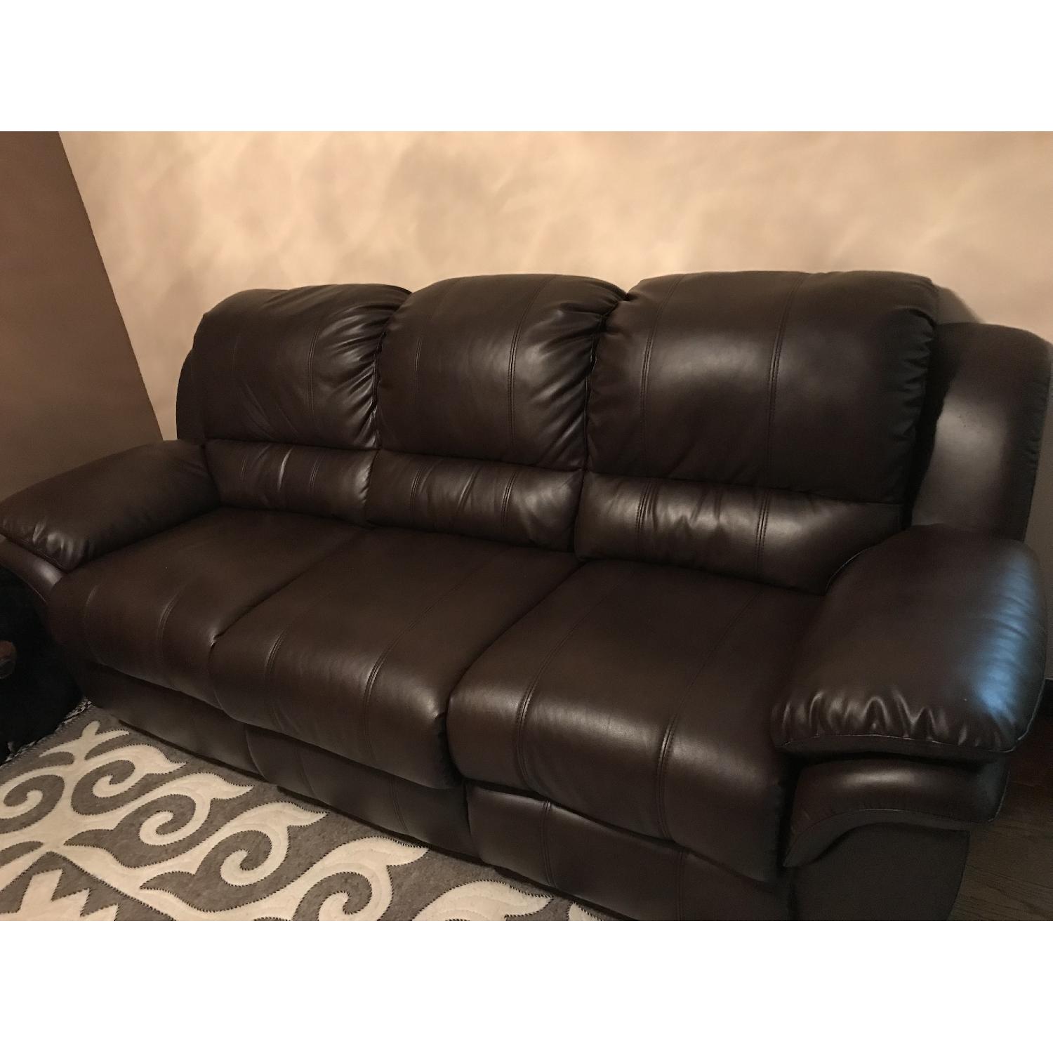 Bobs Leather Queen Sleeper Sofa - image-3