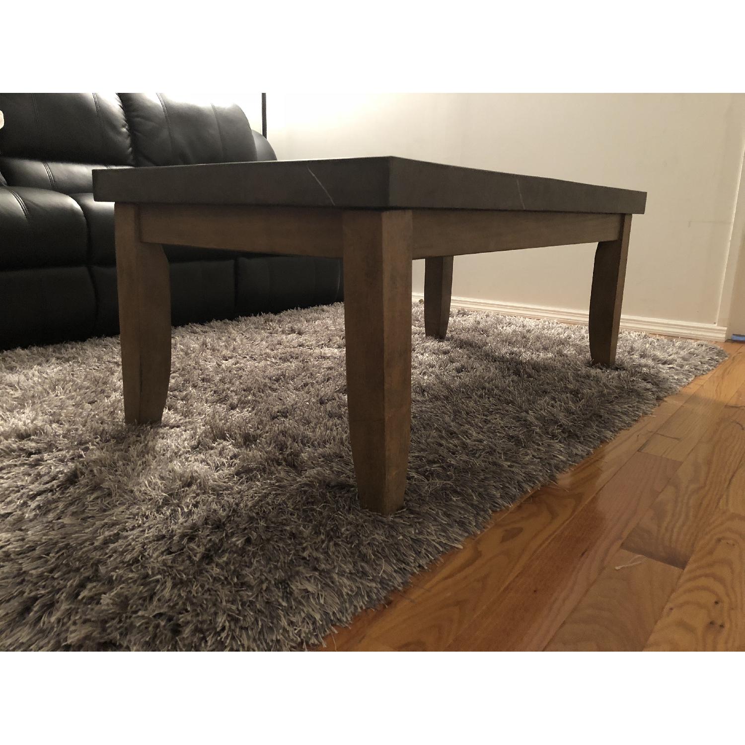 Bob's Bluestone Coffee Table w/ Rustic Chic Legs - image-3