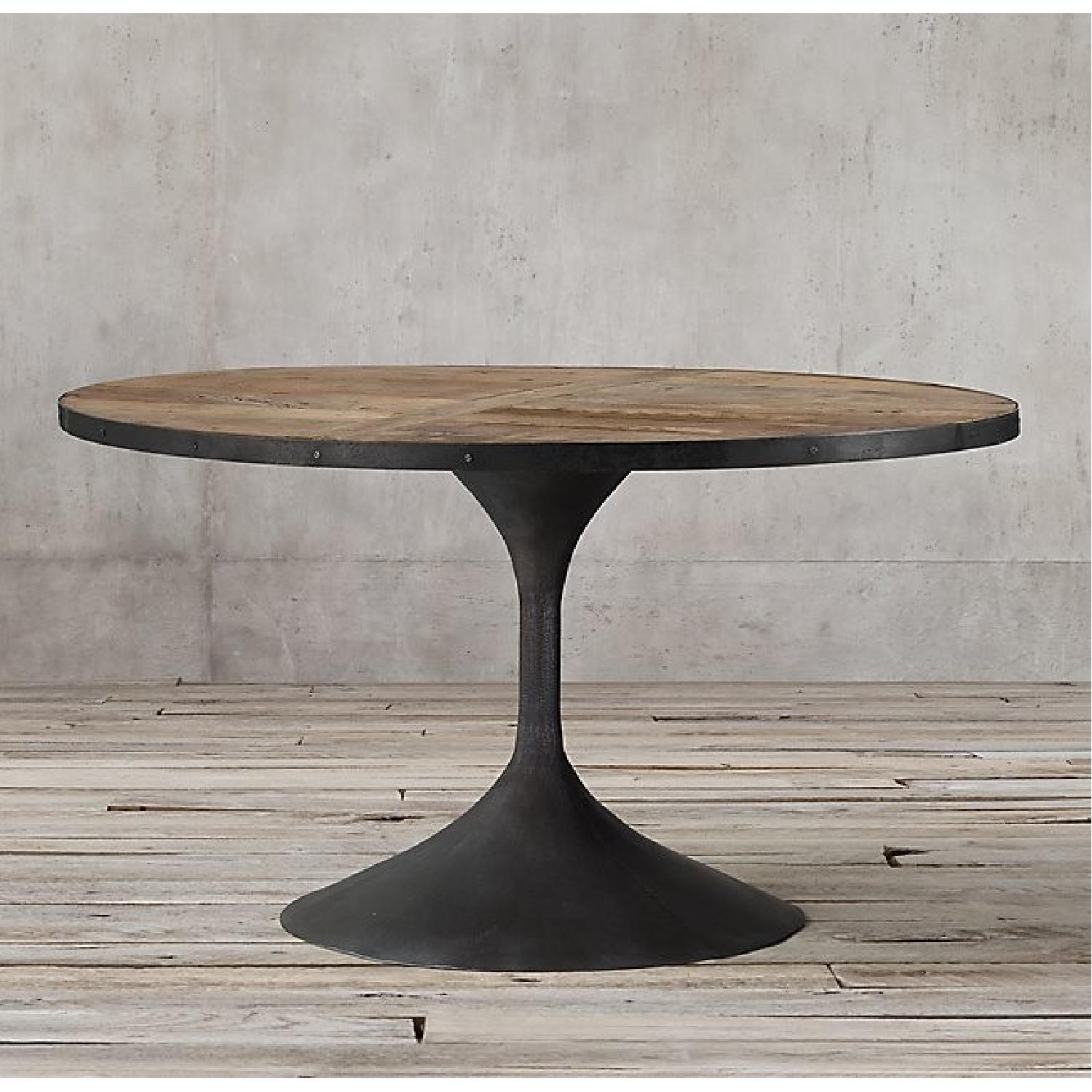 Restoration Hardware Aero Round Dining Table - image-1