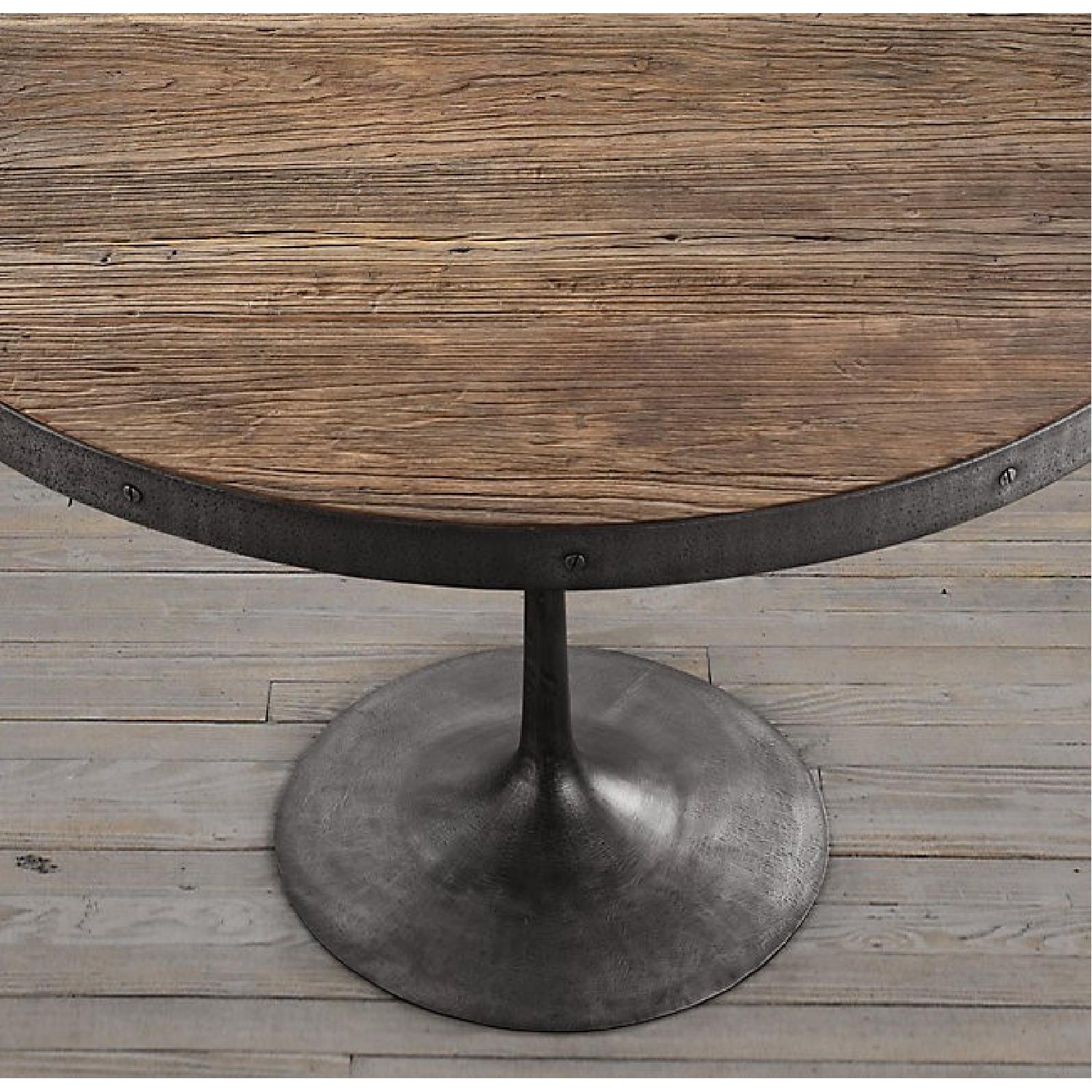 Restoration Hardware Aero Round Dining Table AptDeco