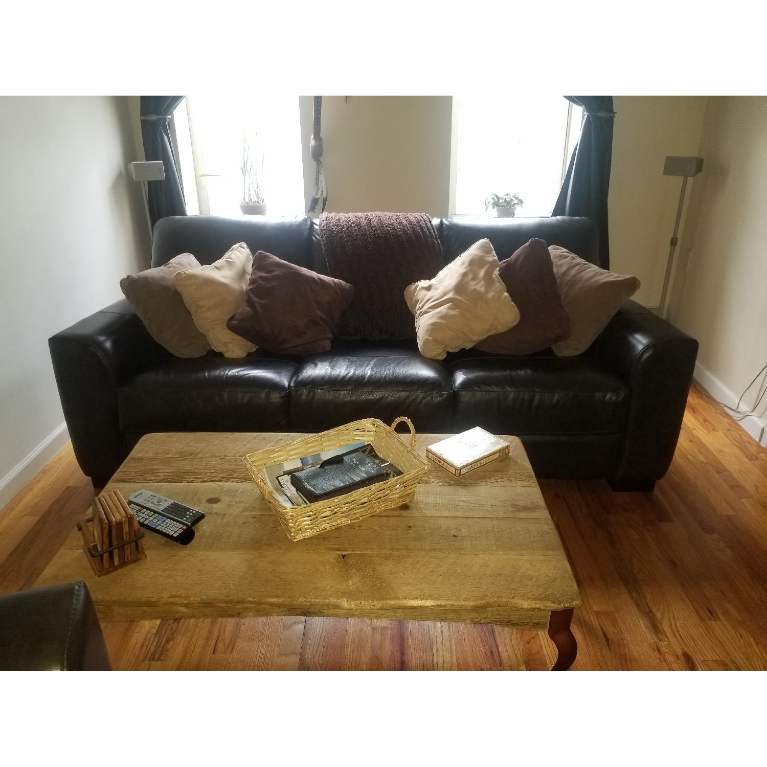 Custom Made Raw Wood Coffee Table - image-6