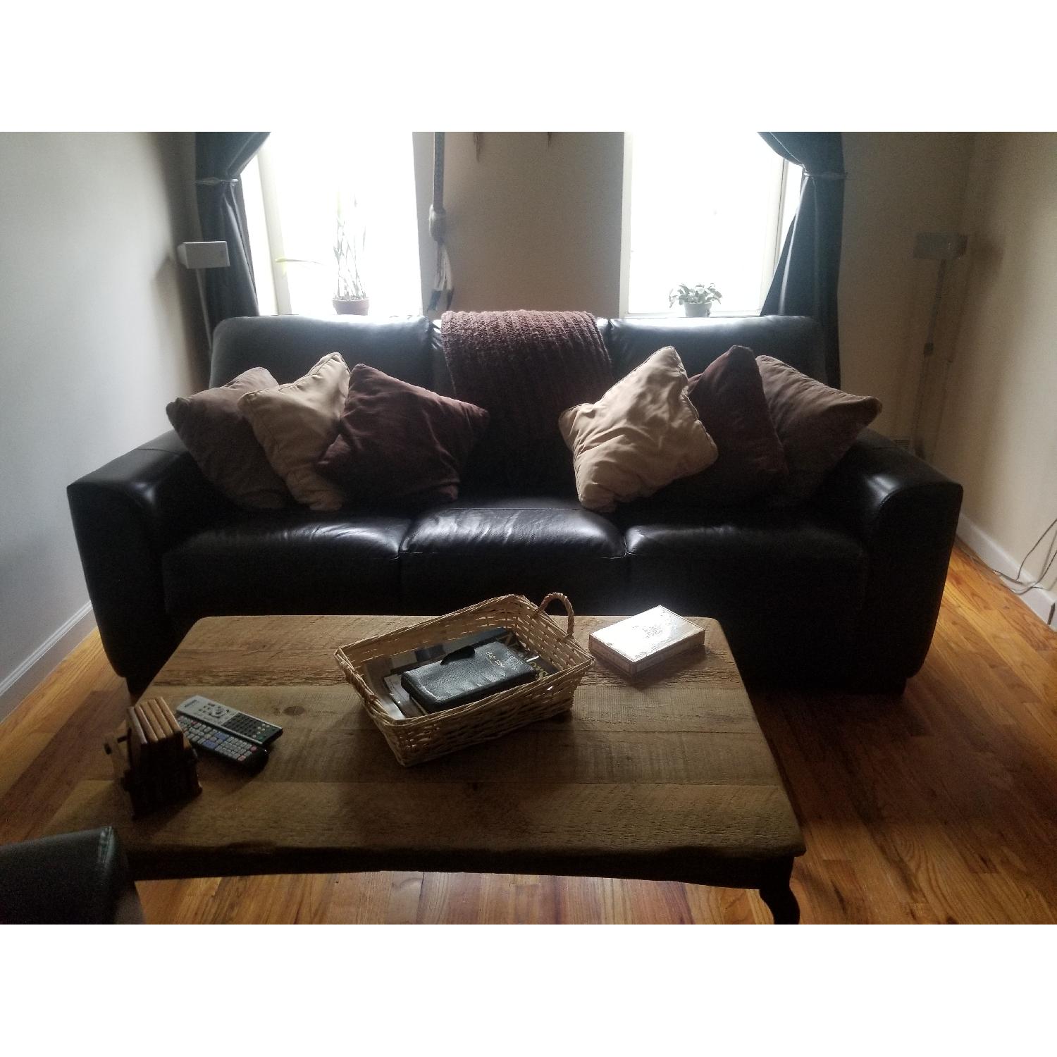 Custom Made Raw Wood Coffee Table - image-7