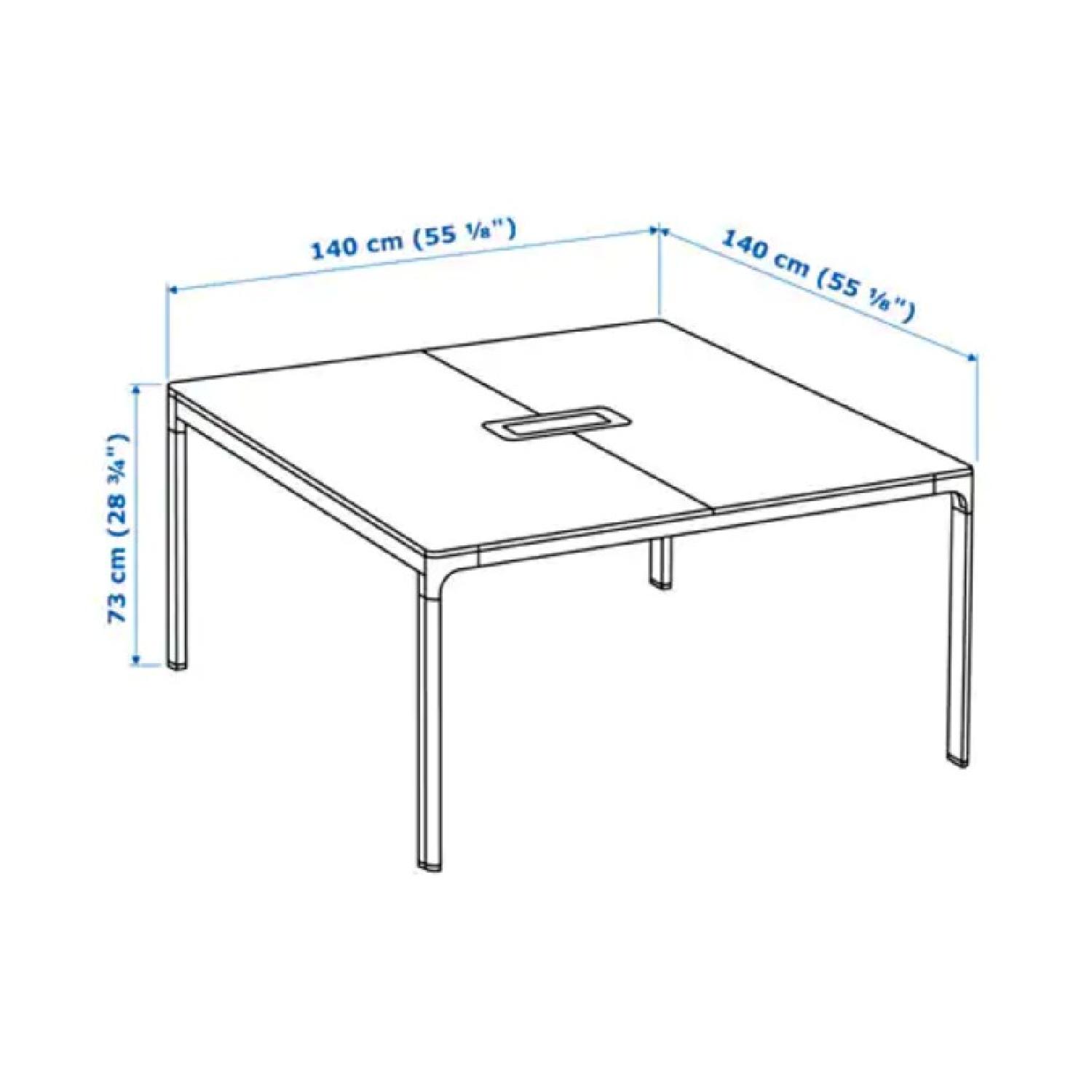 Ikea Bekant White Desk/Conference Table - image-4