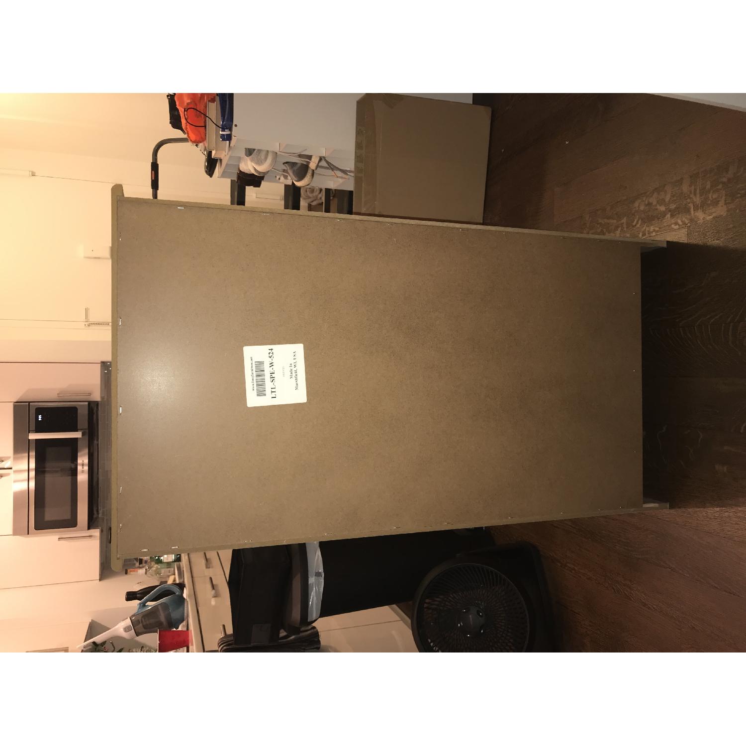 Lang Furniture Solid Wood 5-Drawer Dresser in White - image-9