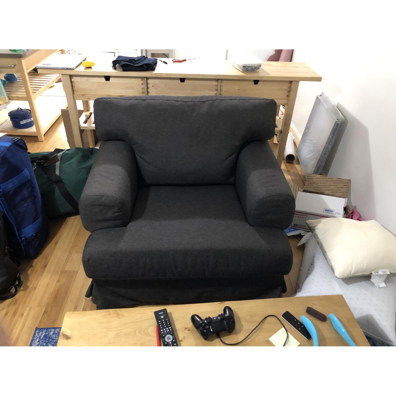 Ikea Slipcovered Armchair - image-2