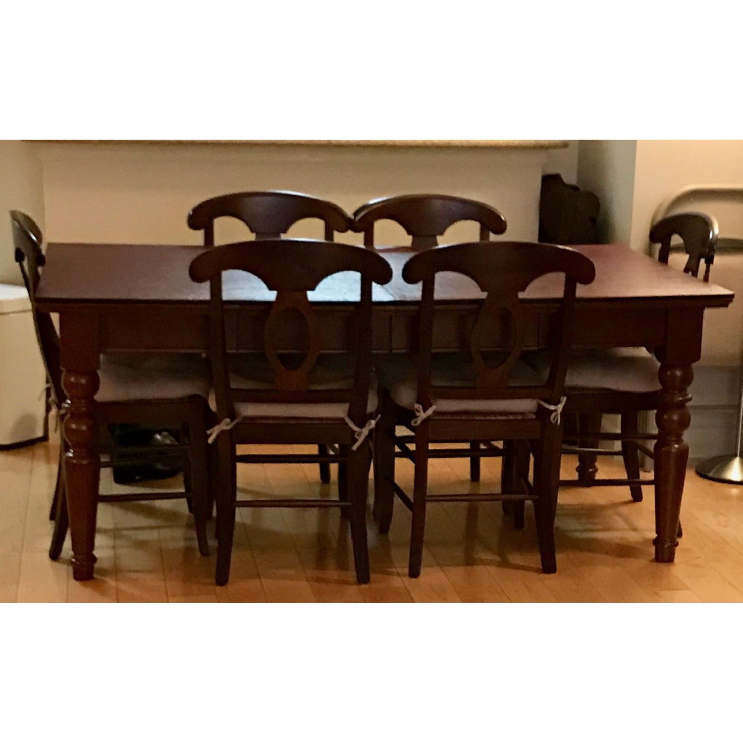 Pottery Barn Dining Table w/ 6 Chairs - image-1