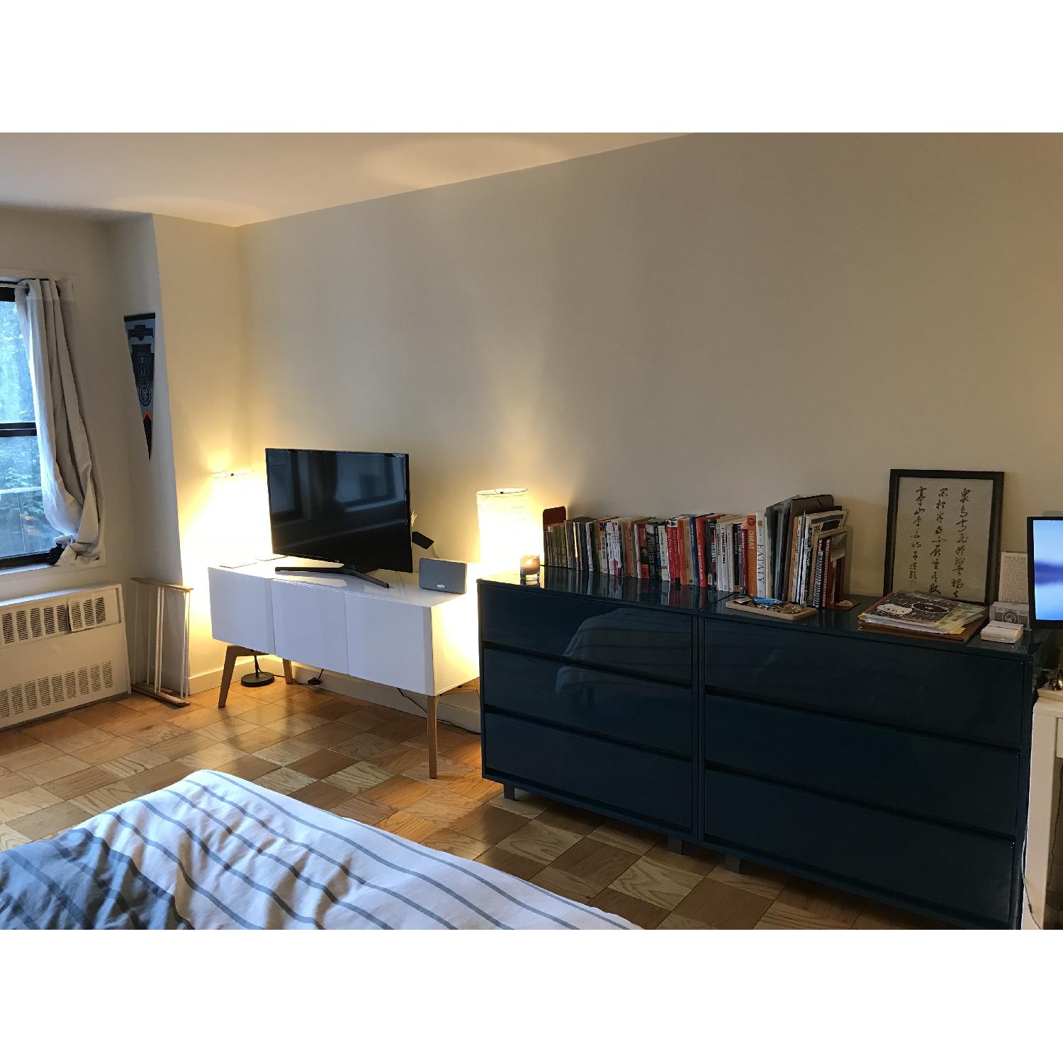 CB2 Shop 3 Drawer Blue Chests/Dressers - image-2