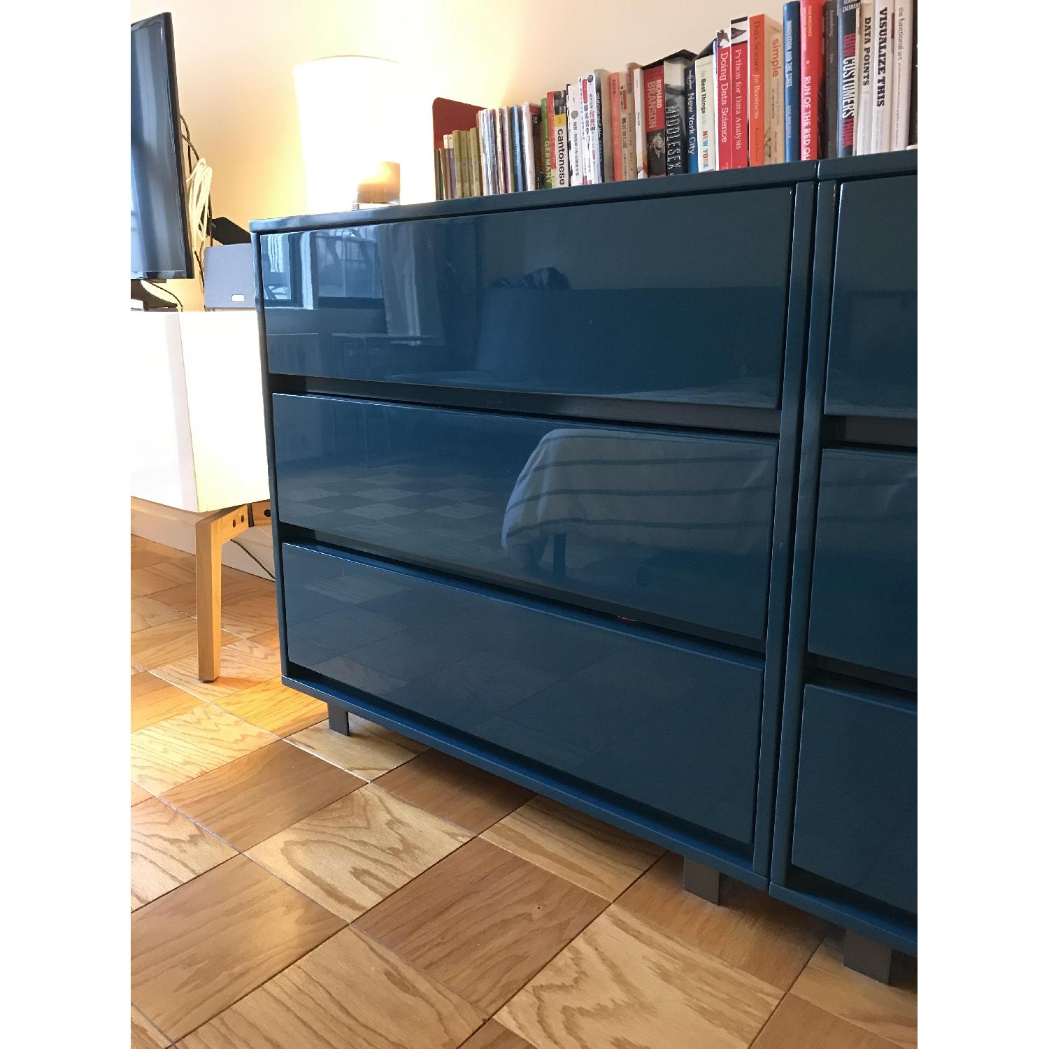 CB2 Shop 3 Drawer Blue Chests/Dressers - image-3