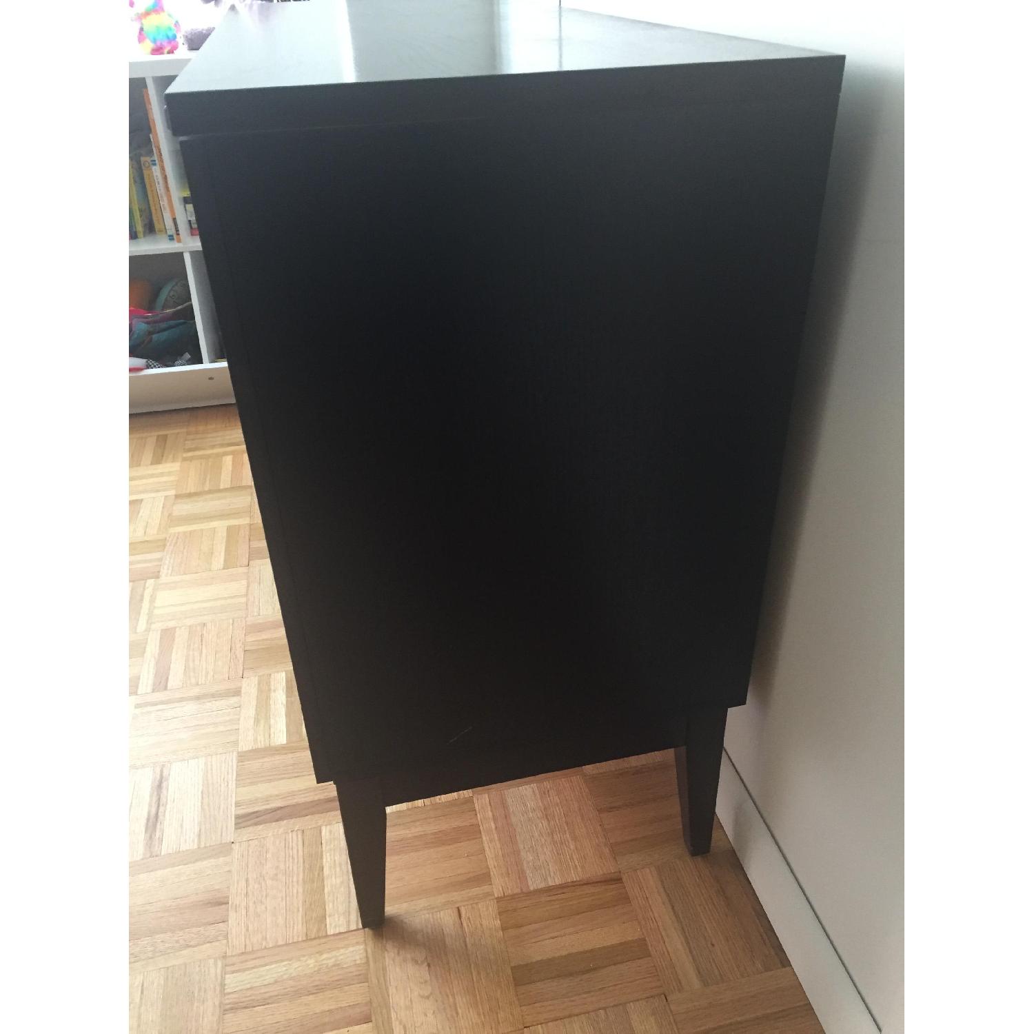 Crate & Barrel Madison Black Small Buffet - image-3