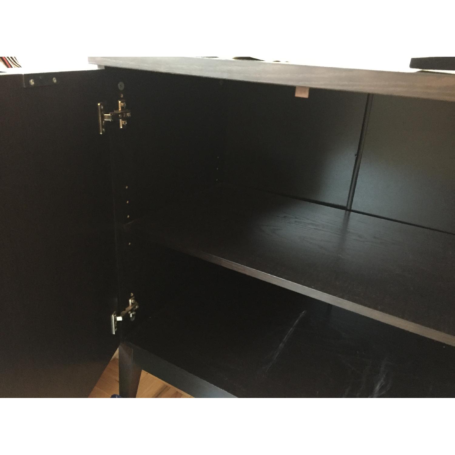 Crate & Barrel Madison Black Small Buffet - image-4