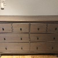 hemnes 8 drawer dresser gray brown 8 Drawer Gray IKEA Hemnes Dresser ! for Sale in Paramount, CA