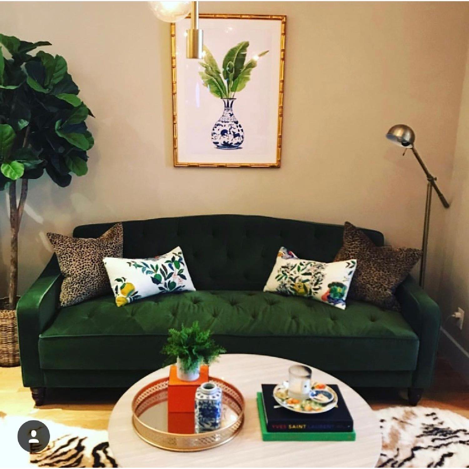 Novogratz Vintage Tufted Sleeper Sofa - image-1