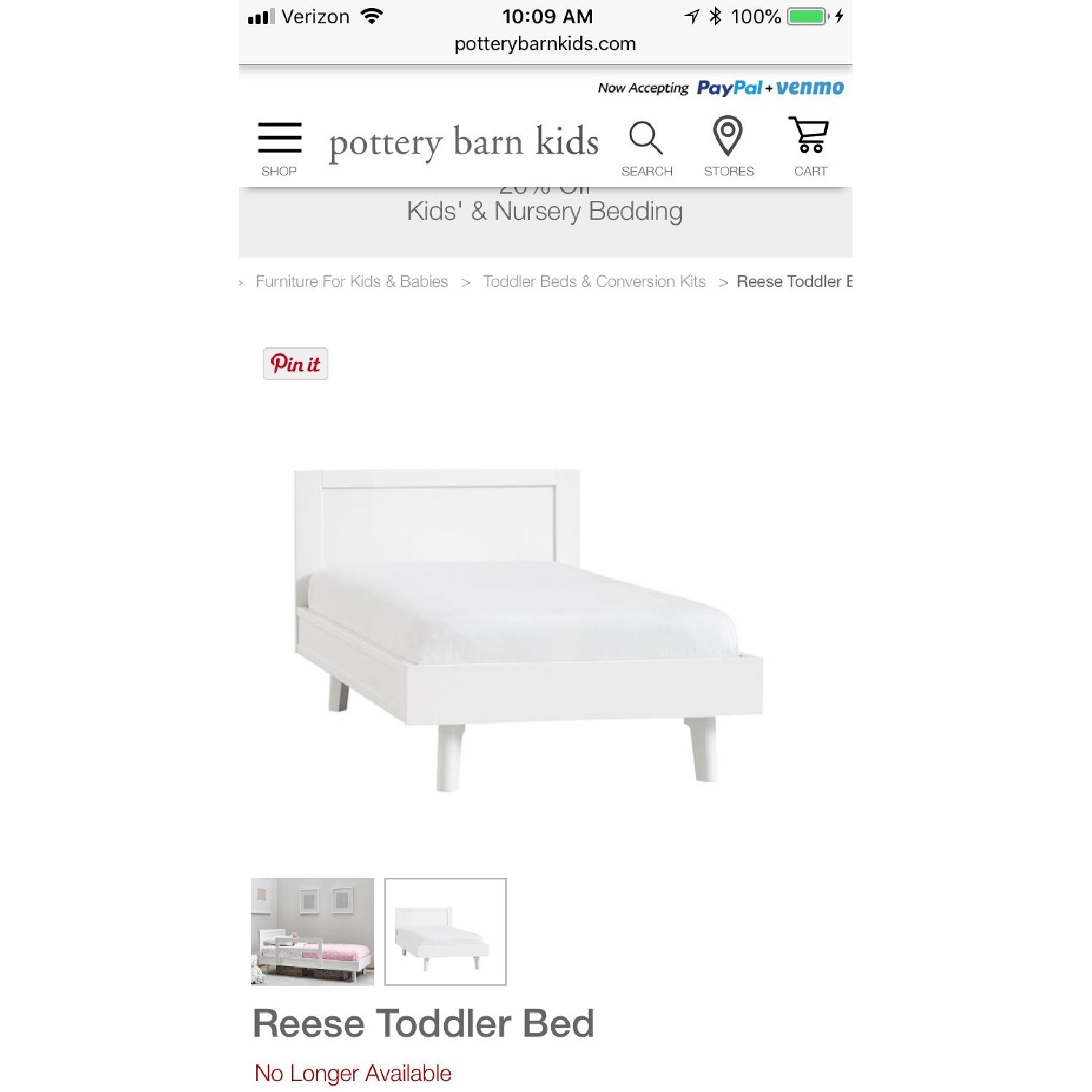Pottery Barn Reese Toddler Bed - image-3