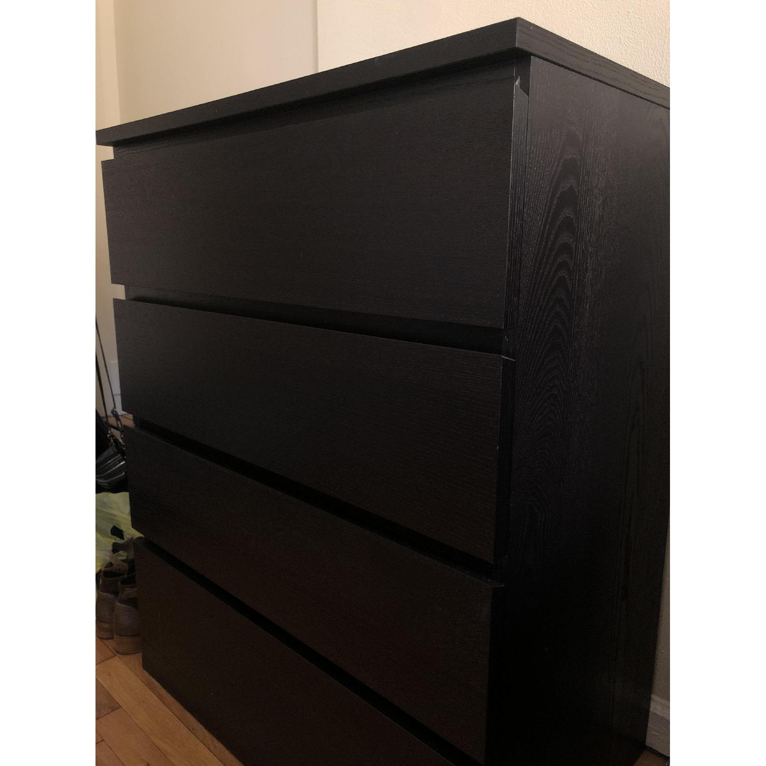 Ikea Malm 4-Drawer Chest in Black/Brown - image-2