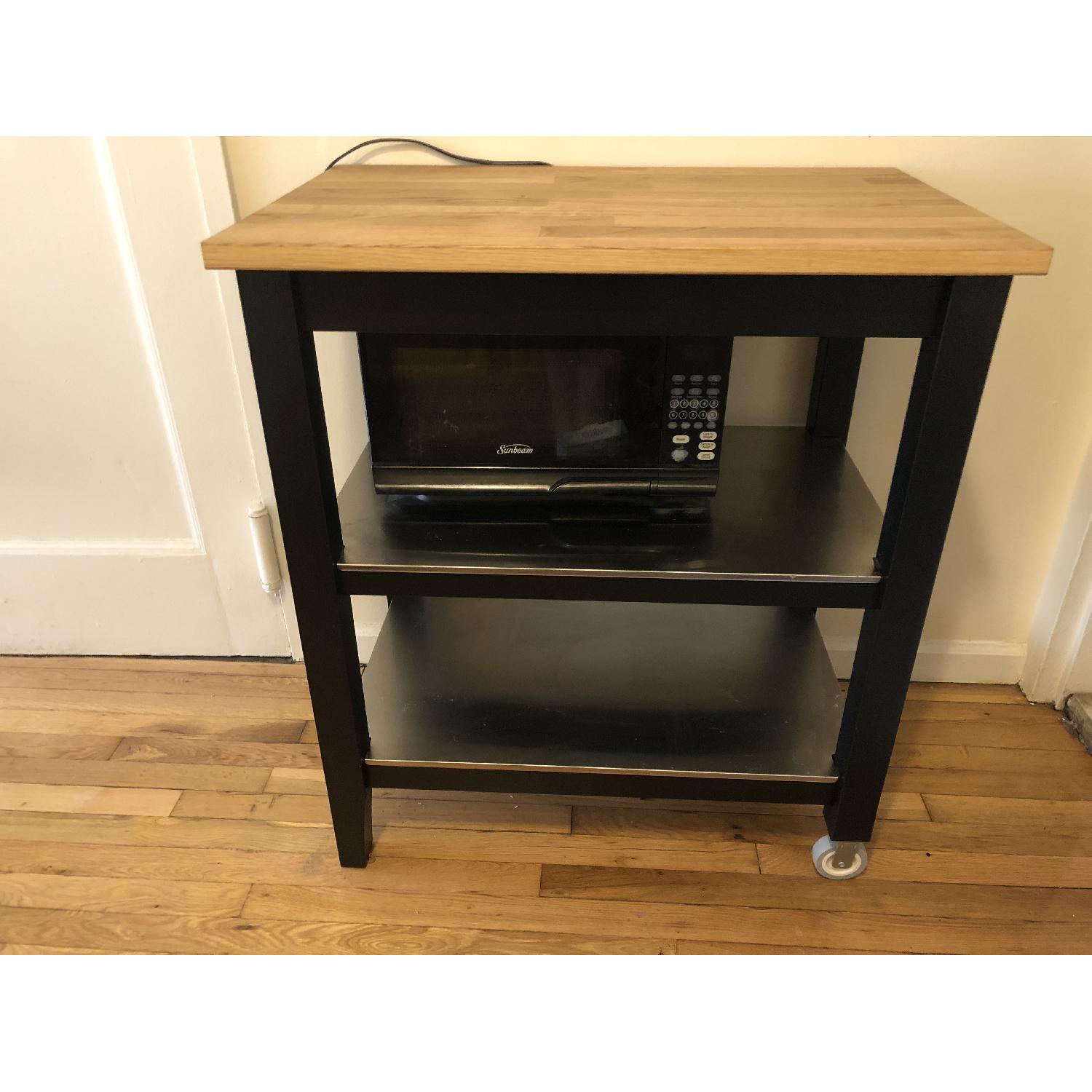 Ikea Stenstorp Kitchen Cart in Black - image-1