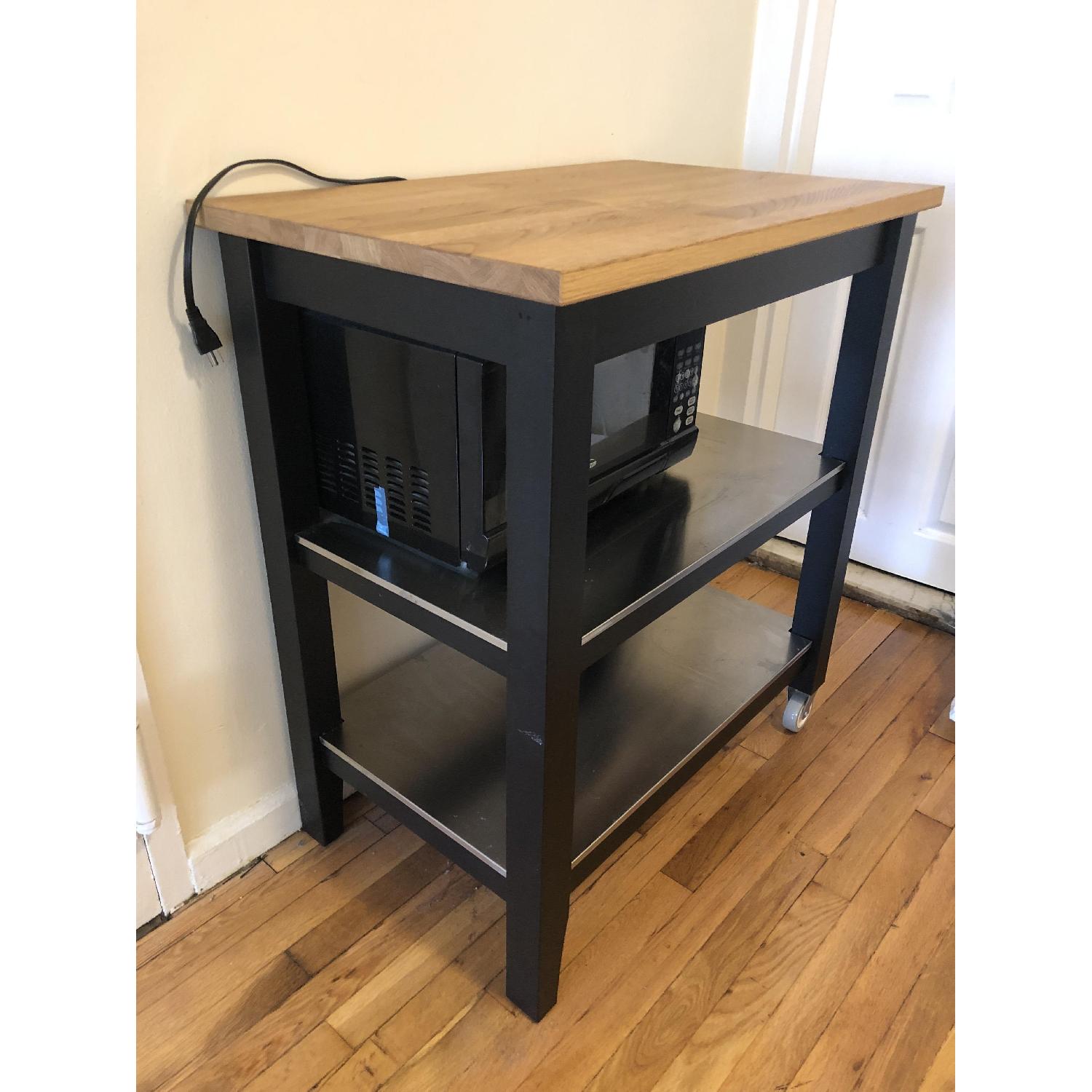 Ikea Stenstorp Kitchen Cart in Black - image-2