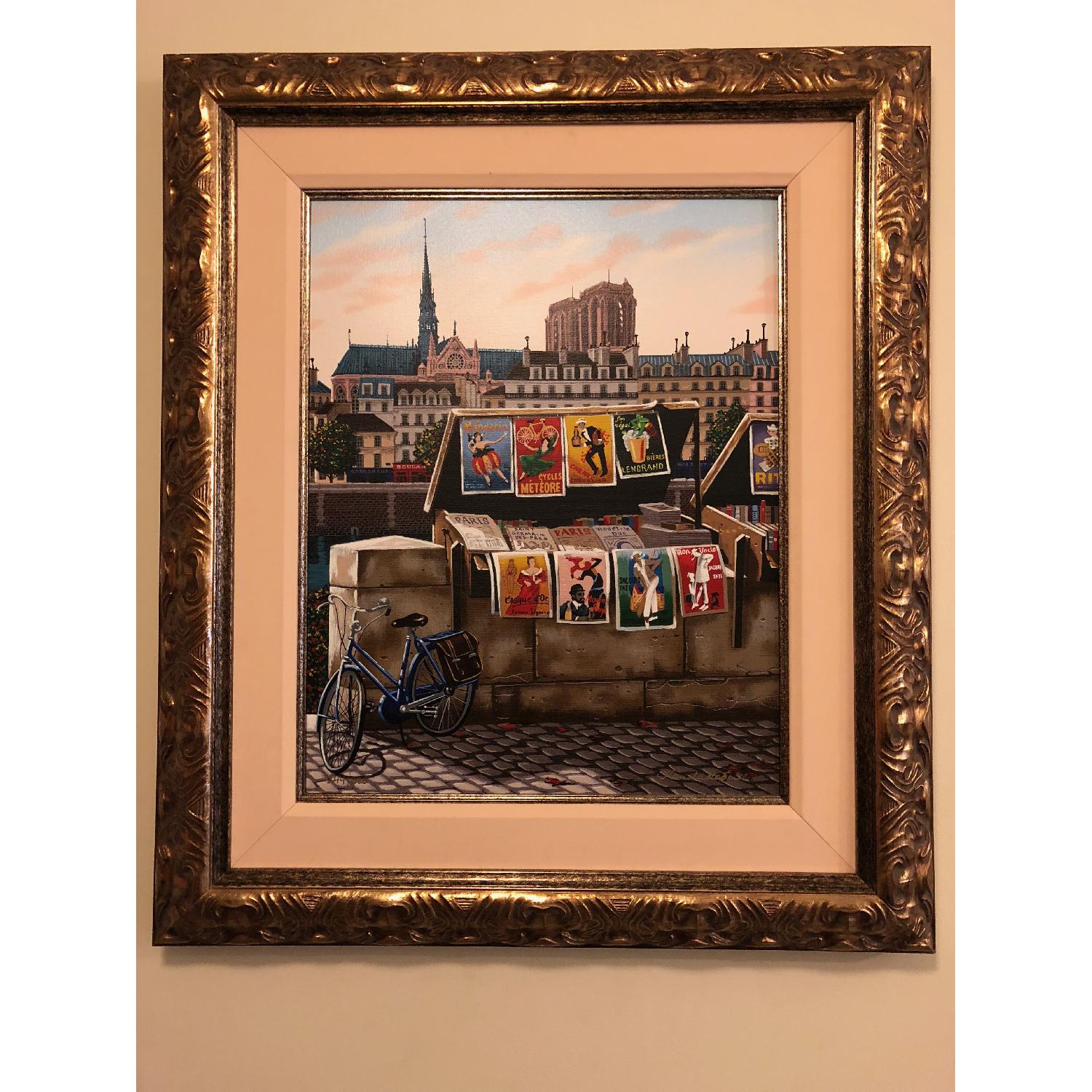 Liudmila Kondakova Signed Serigraph On Canvas - Pont Neuf - image-1