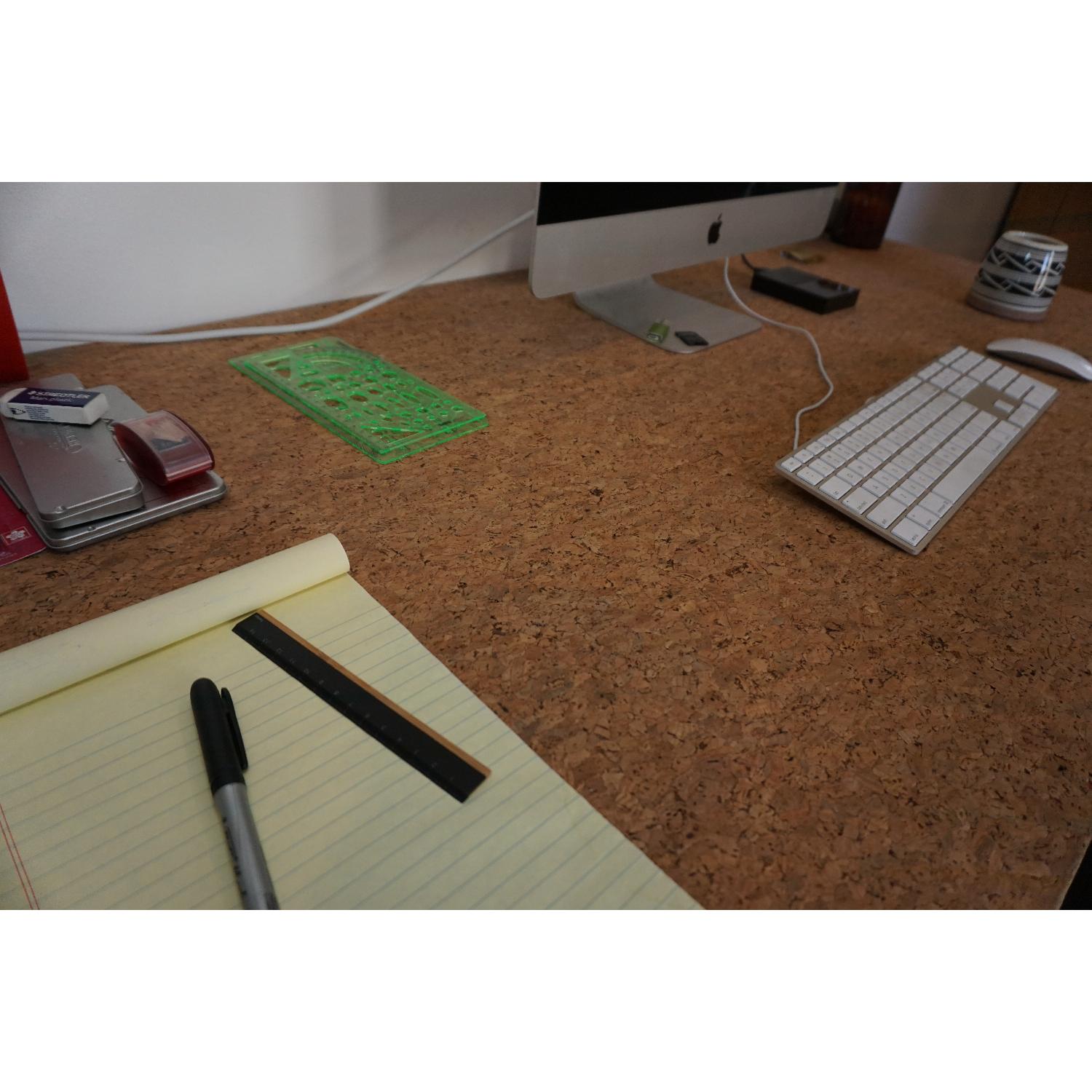 Ikea Sinnerlig Cork Leg Desk - image-5