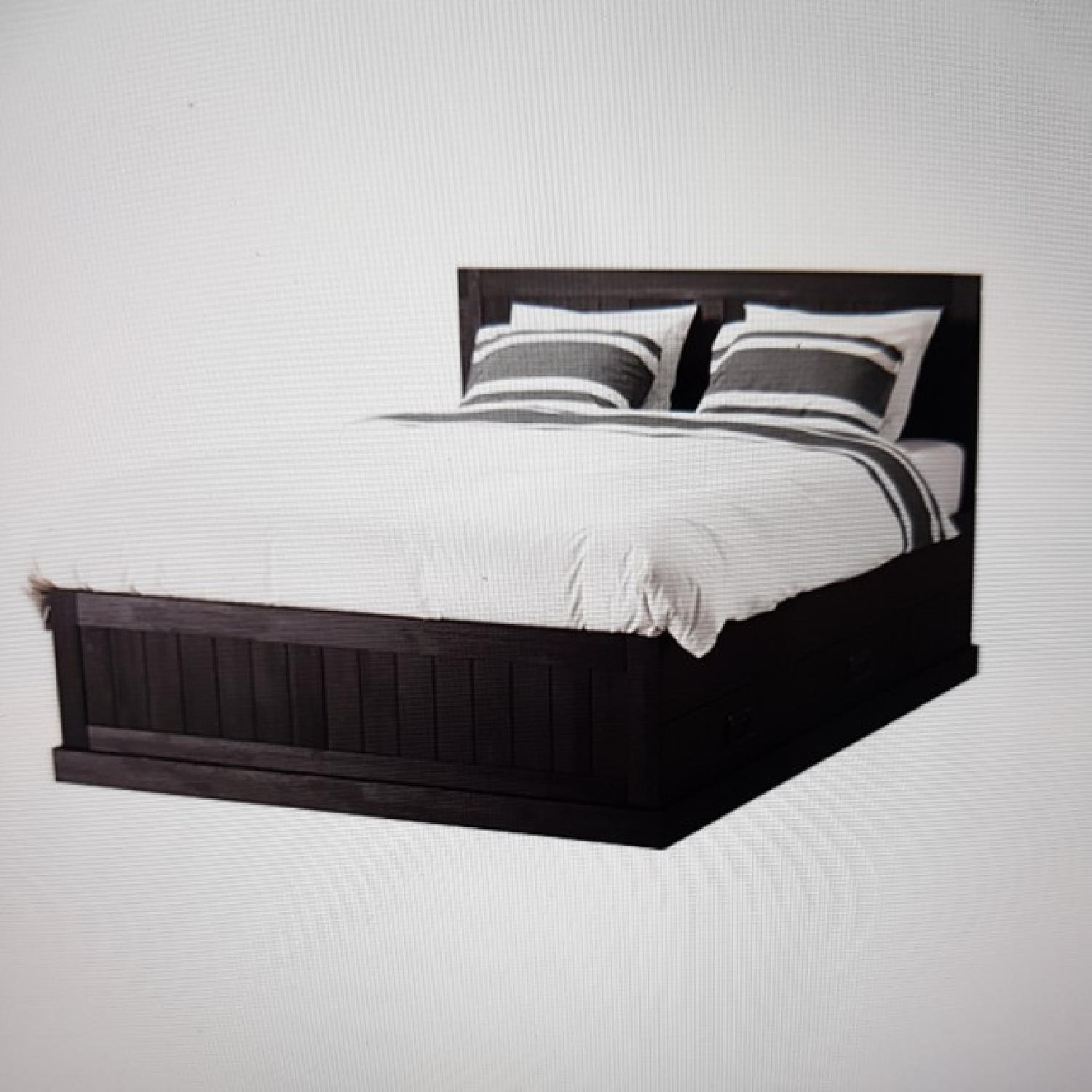 Ikea Fjell Queen Size Storage Bed Frame - image-5