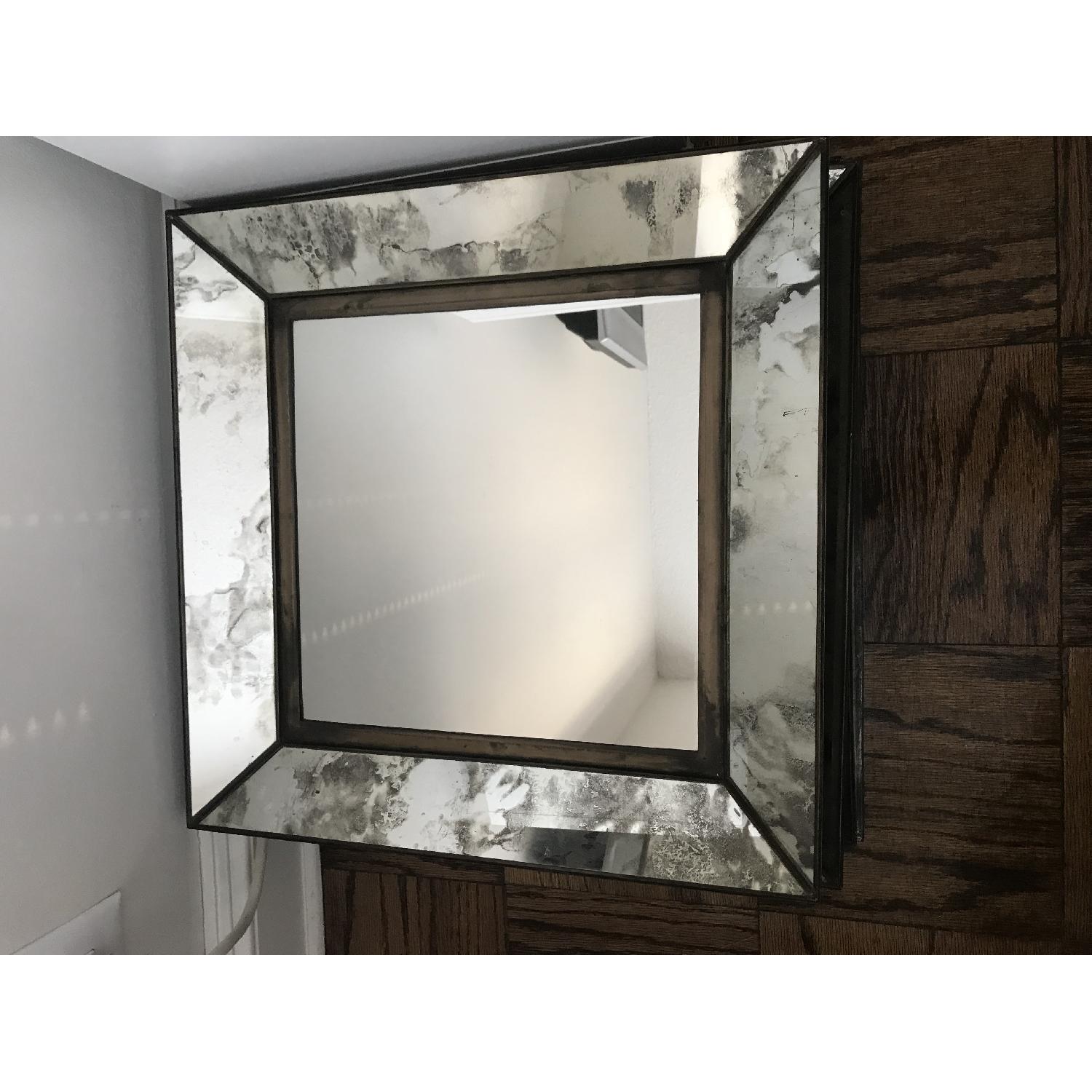 Crate & Barrel Dubois Small Square Wall Mirrors - image-2