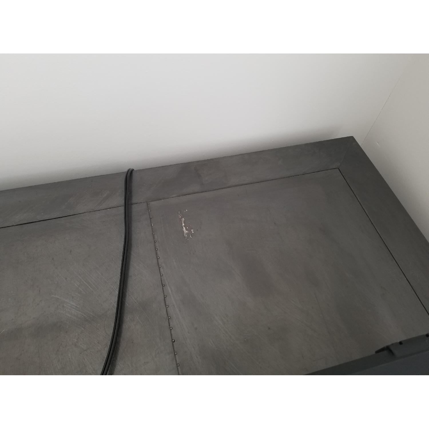 Restoration Hardware Annecy Metal-Wrapped Desk - image-4