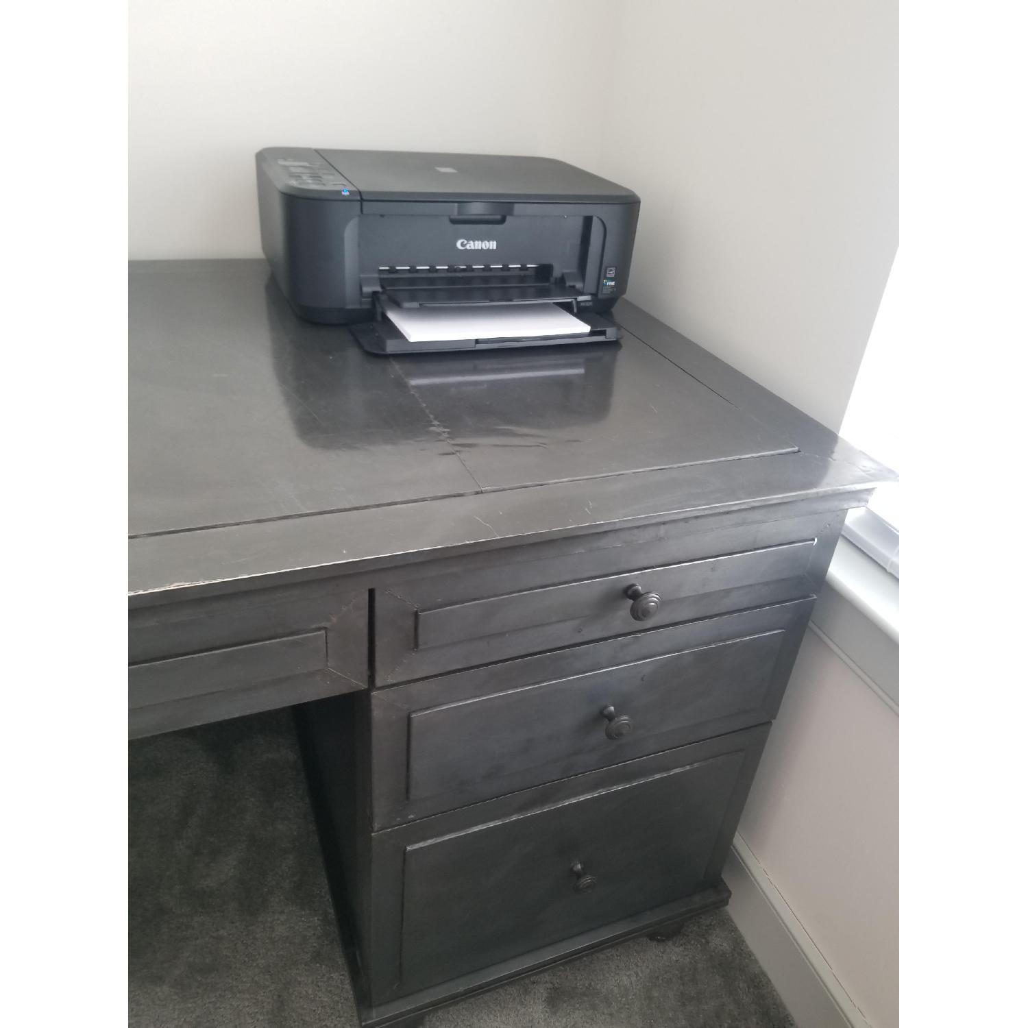 Restoration Hardware Annecy Metal-Wrapped Desk - image-6