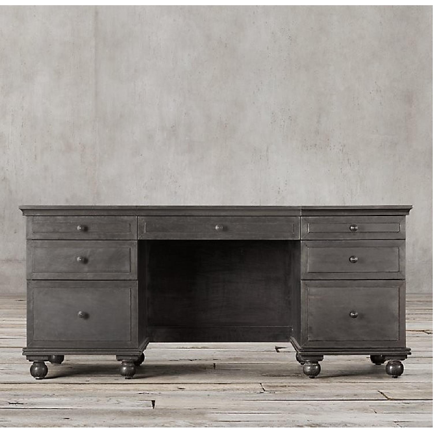 Restoration Hardware Annecy Metal-Wrapped Desk - image-7